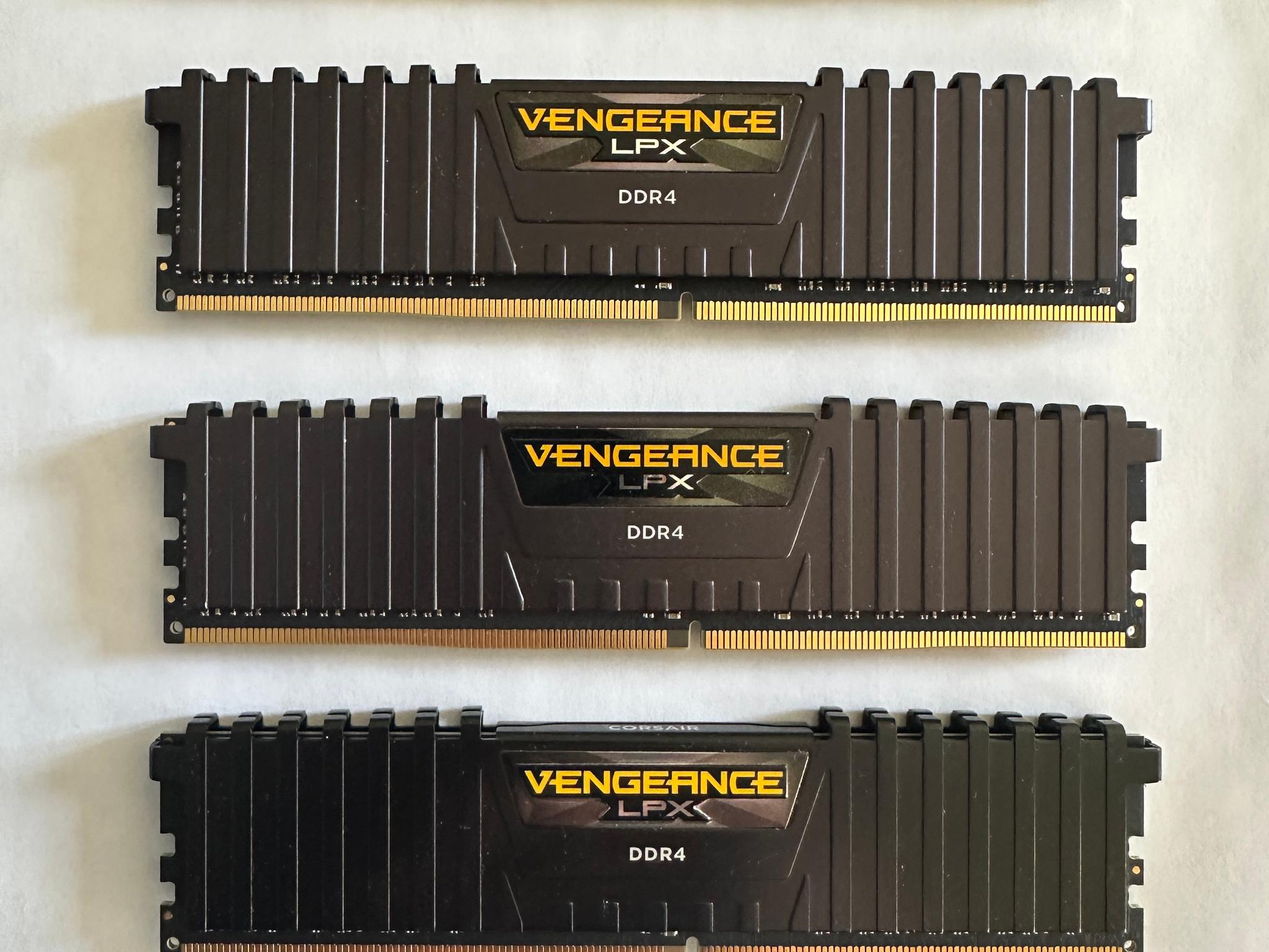 Corsair Vengeance 16 GB (2x 8 GB) LPX DDR4 Ram, 3200 MHz, 2 Sets In Stock