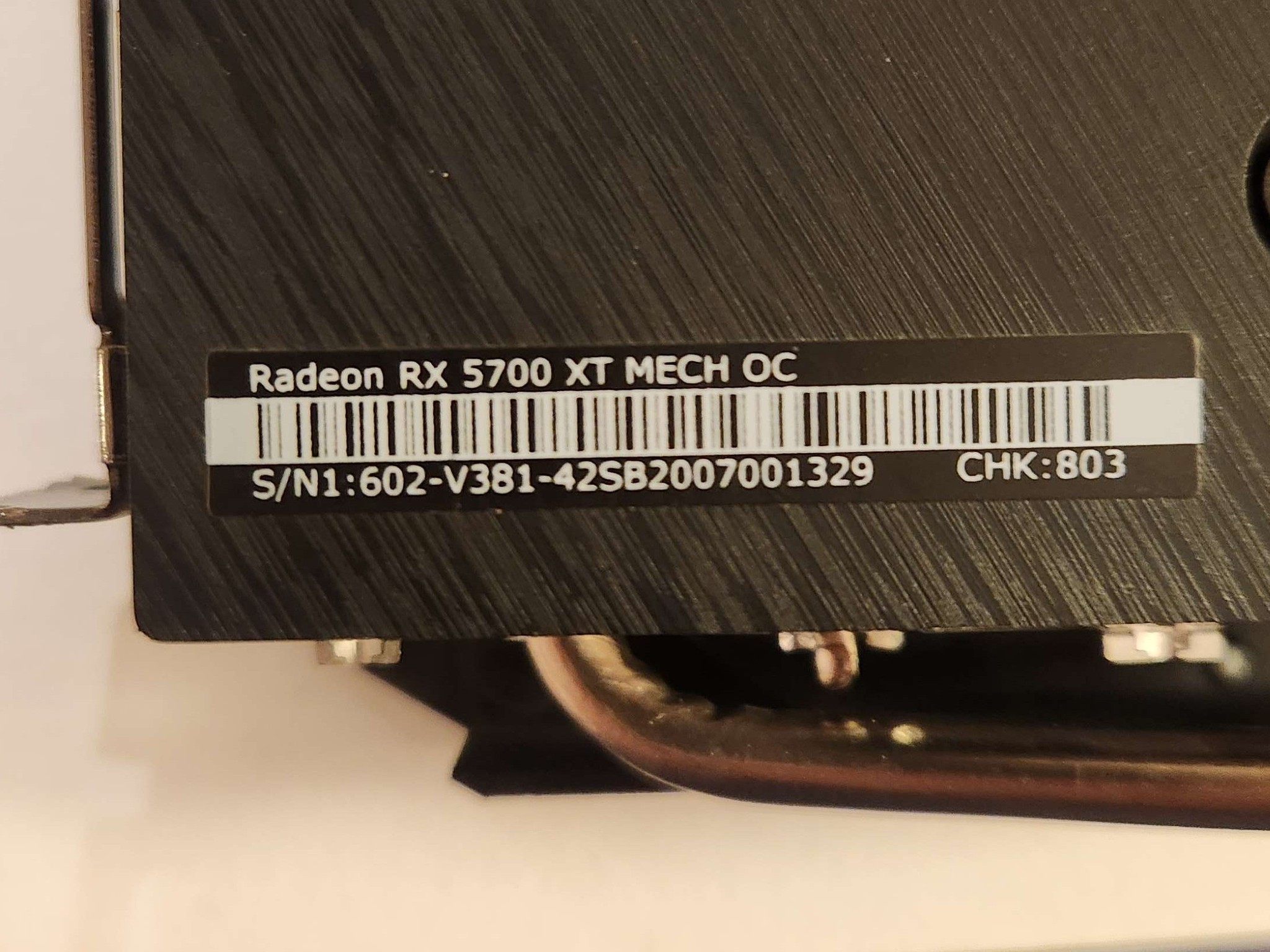 MSI Mech OC RX 5700 XT 8GB