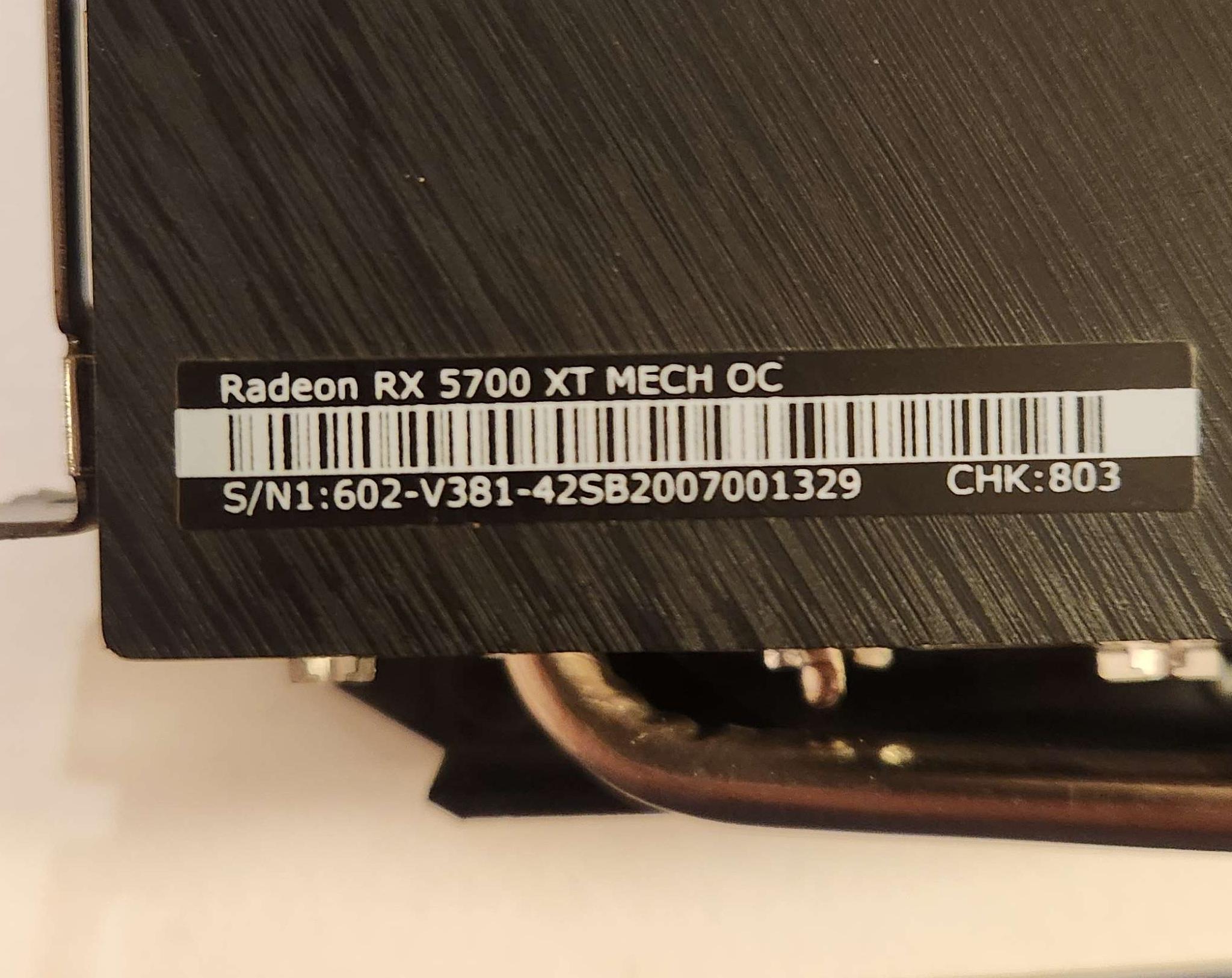 MSI Mech OC RX 5700 XT 8GB