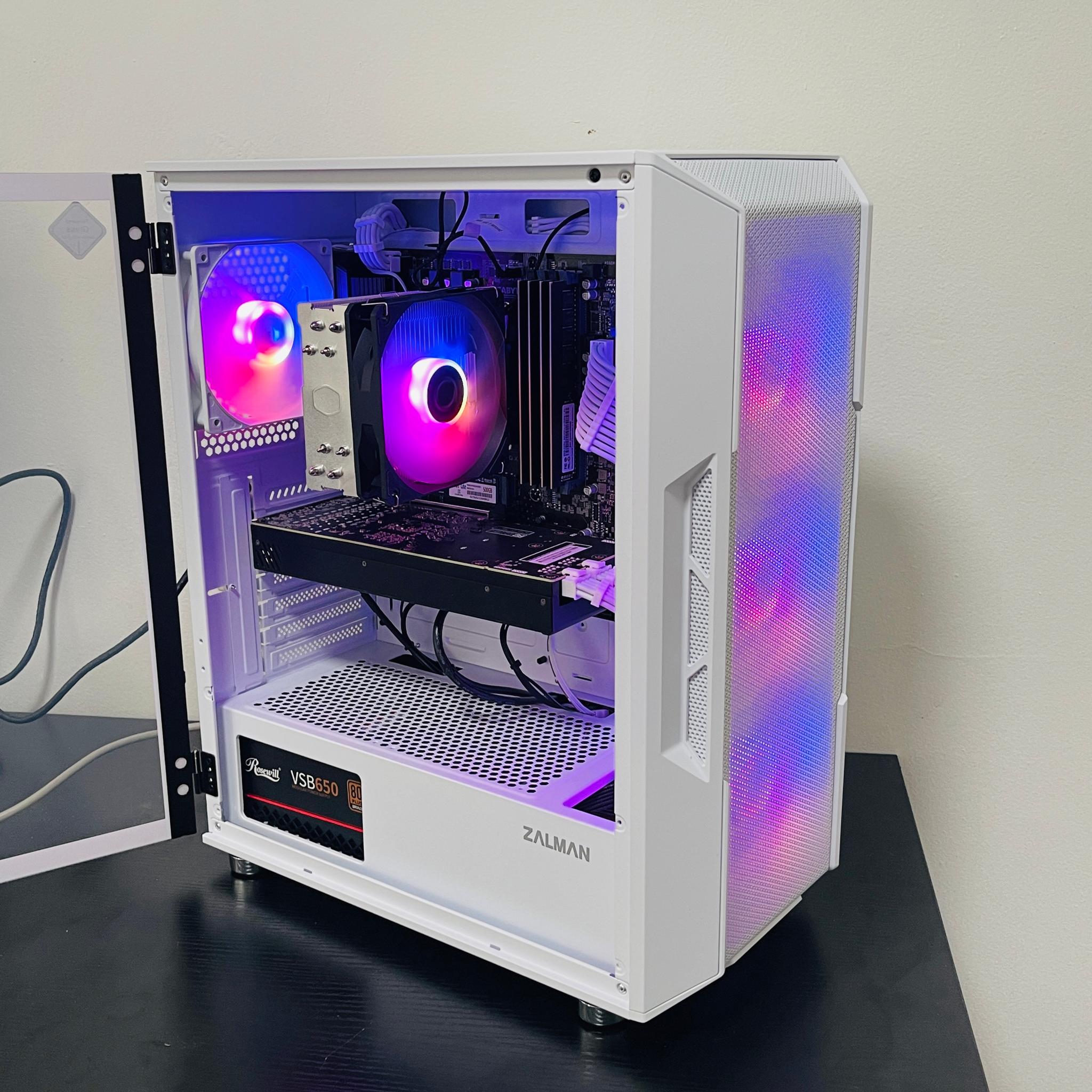 RTX 3070 8GB | Ryzen 5 5500 | 32GB DDR4 | 500GB NVME M2 SSD | Win11 Pro | WIFI + BT Custom Gaming PC