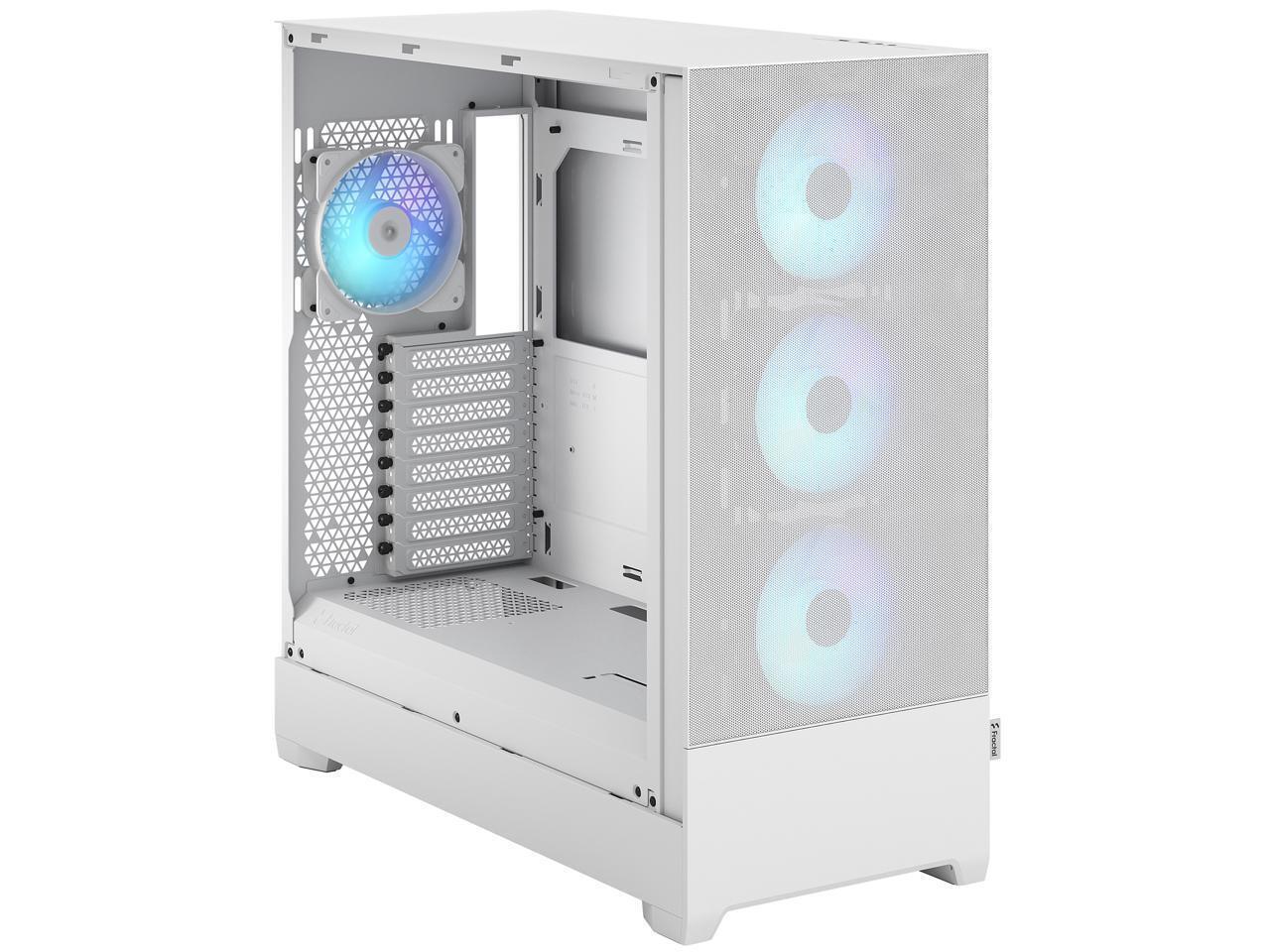 Fractal Design Pop XL Air White | ATX, Micro ATX, ITX | Mid Tower Tempered Glass