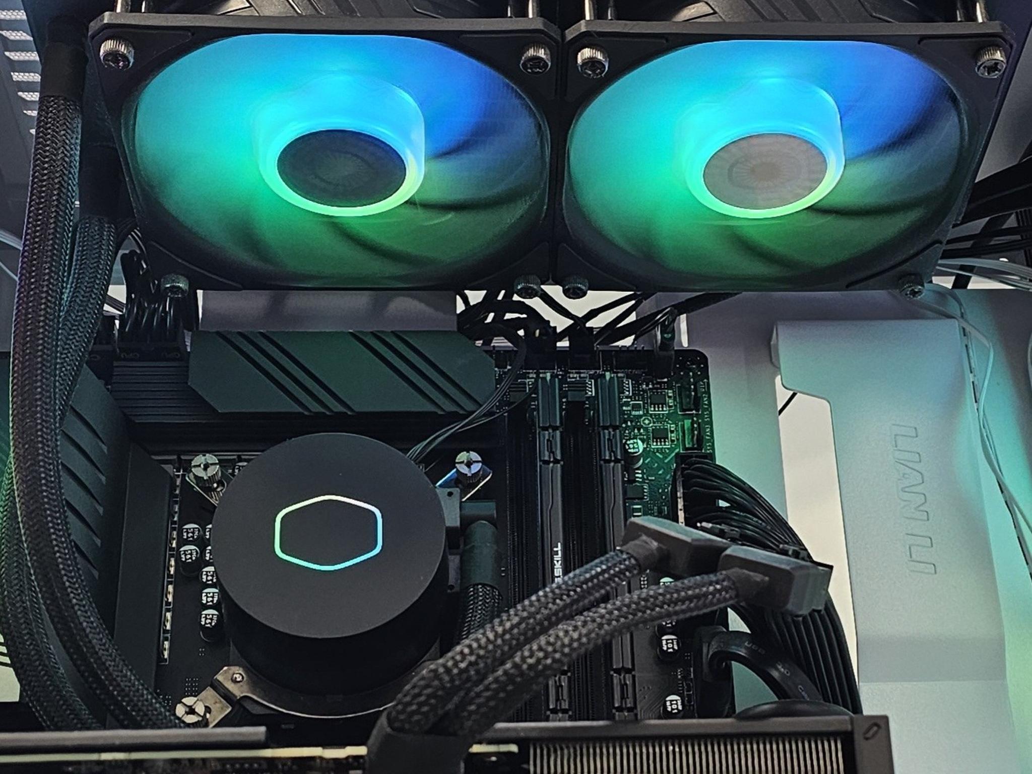 240mm AIO Cooler Master RGB CPU Liquid Cooler for Intel LGA1700