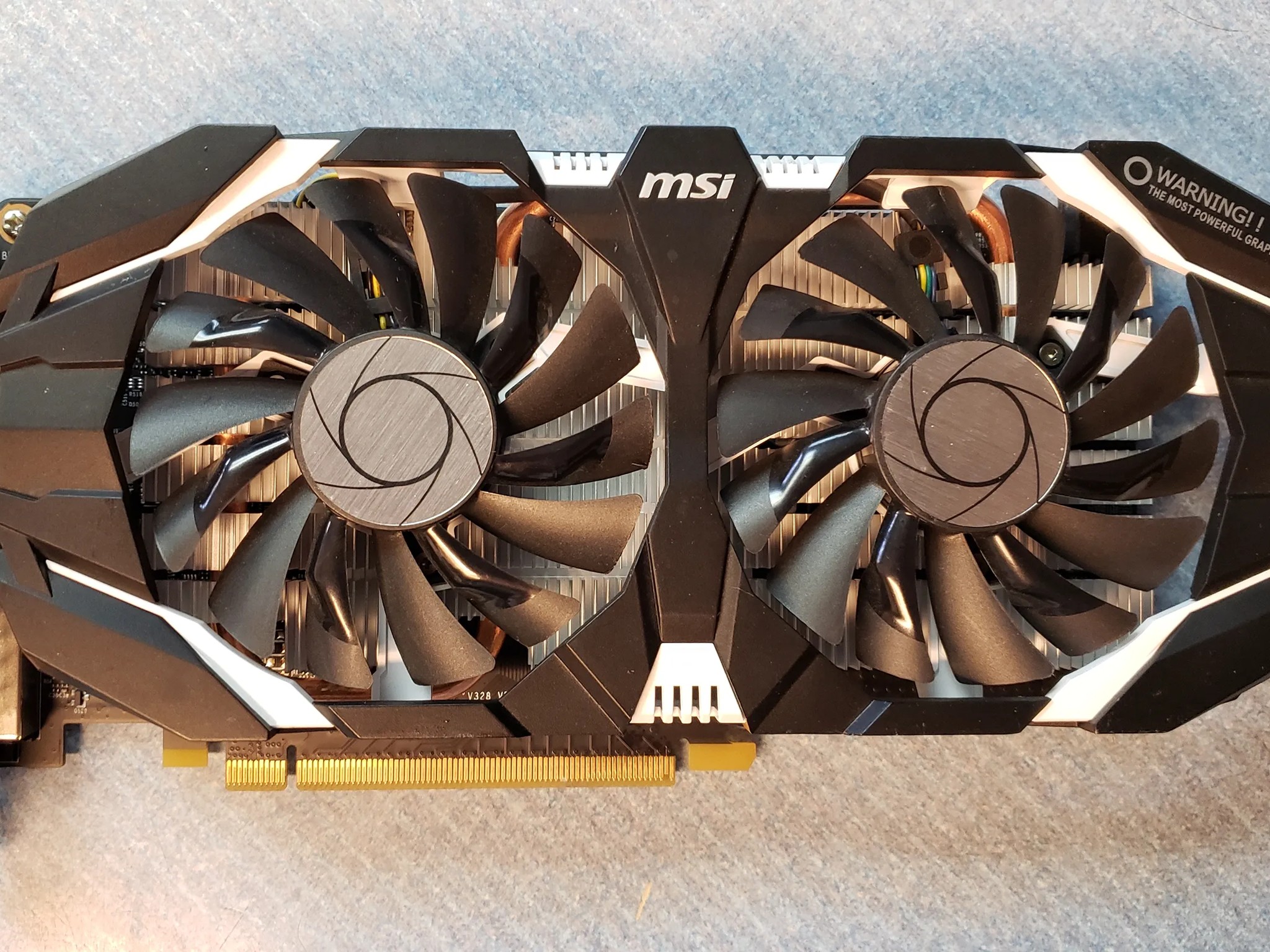 MSI Nvidia GeForce GTX 1060 6GT OCV1 6GB GDDR5 PCIe x16 Graphics Card