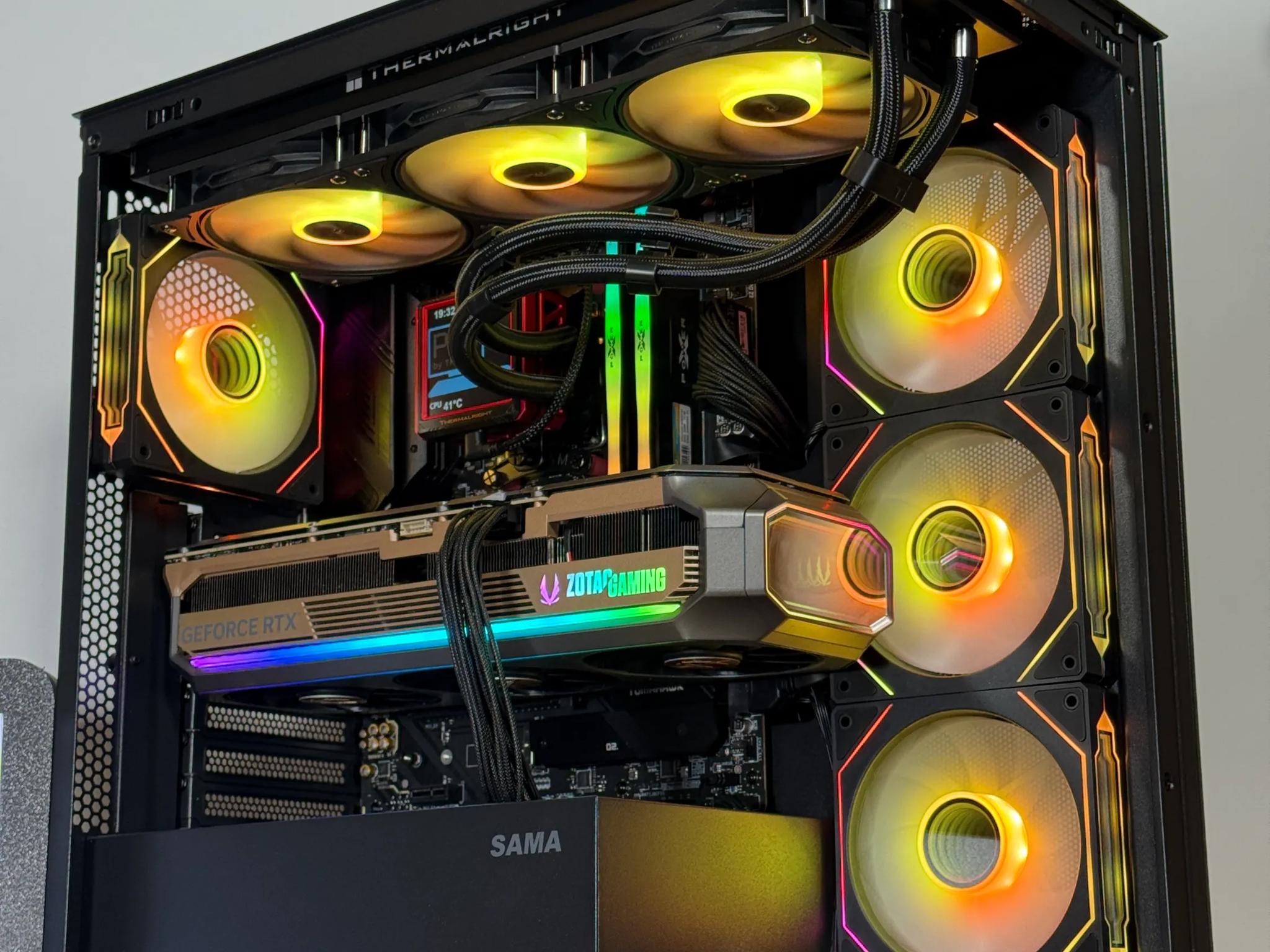 RTX 5090 Flagship Gaming PC 9800x3d 64gb DDR5 4TB NVME SSD