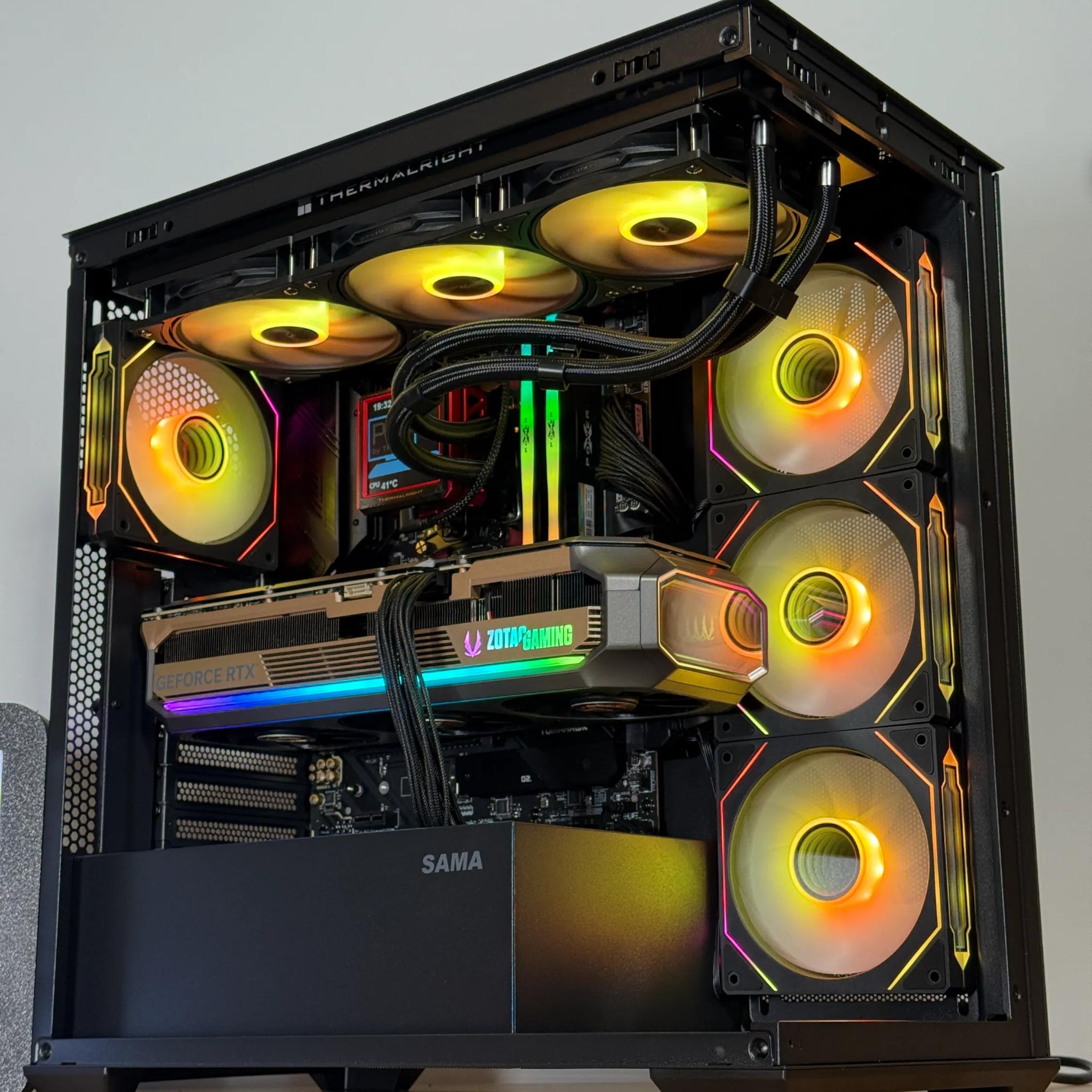 RTX 5090 Flagship Gaming PC 9800x3d 64gb DDR5 4TB NVME SSD