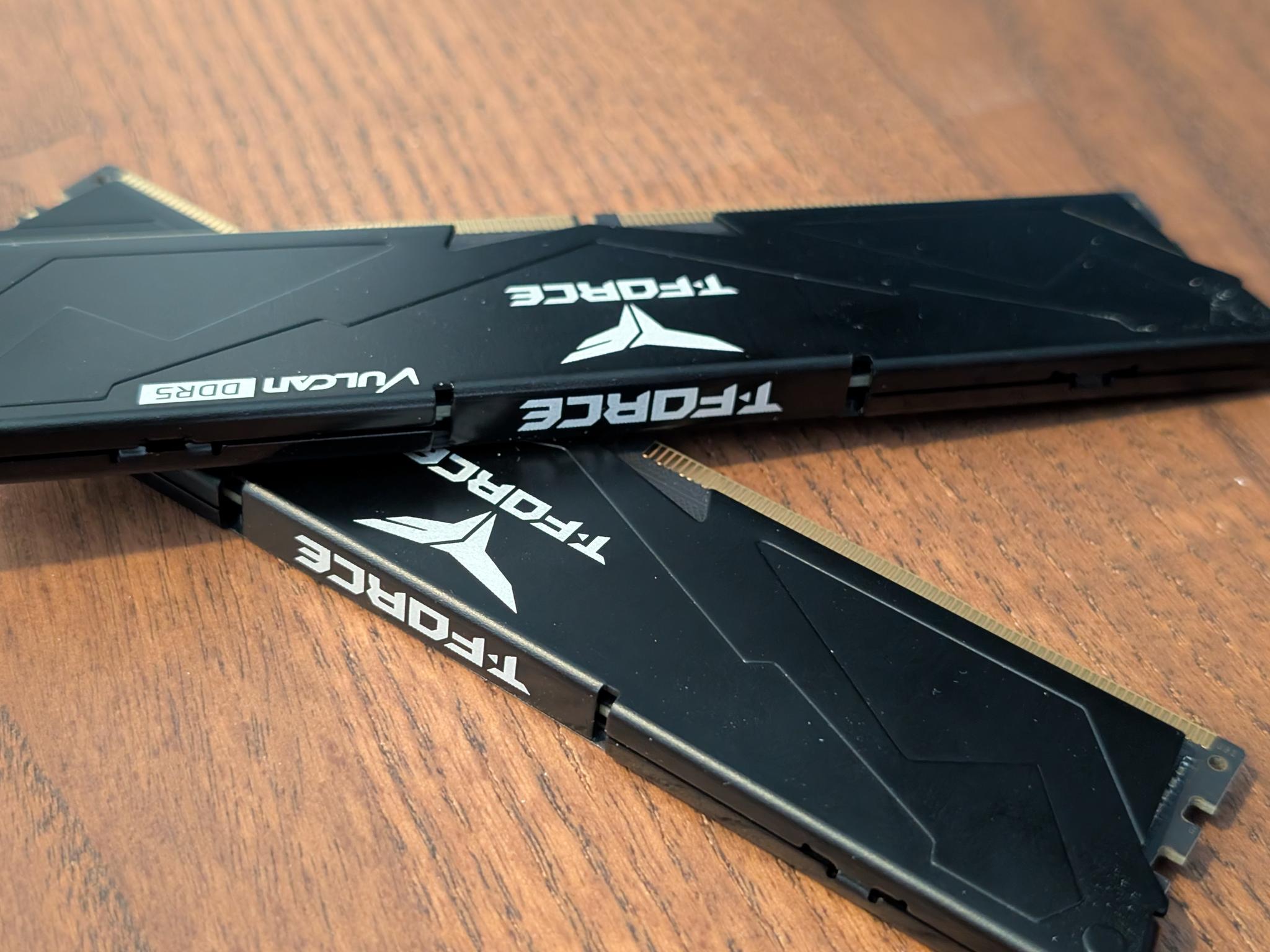 TForce Vulcan 64GB DDR5 RAM 6000Mhz 2x32GB desktop memory kit