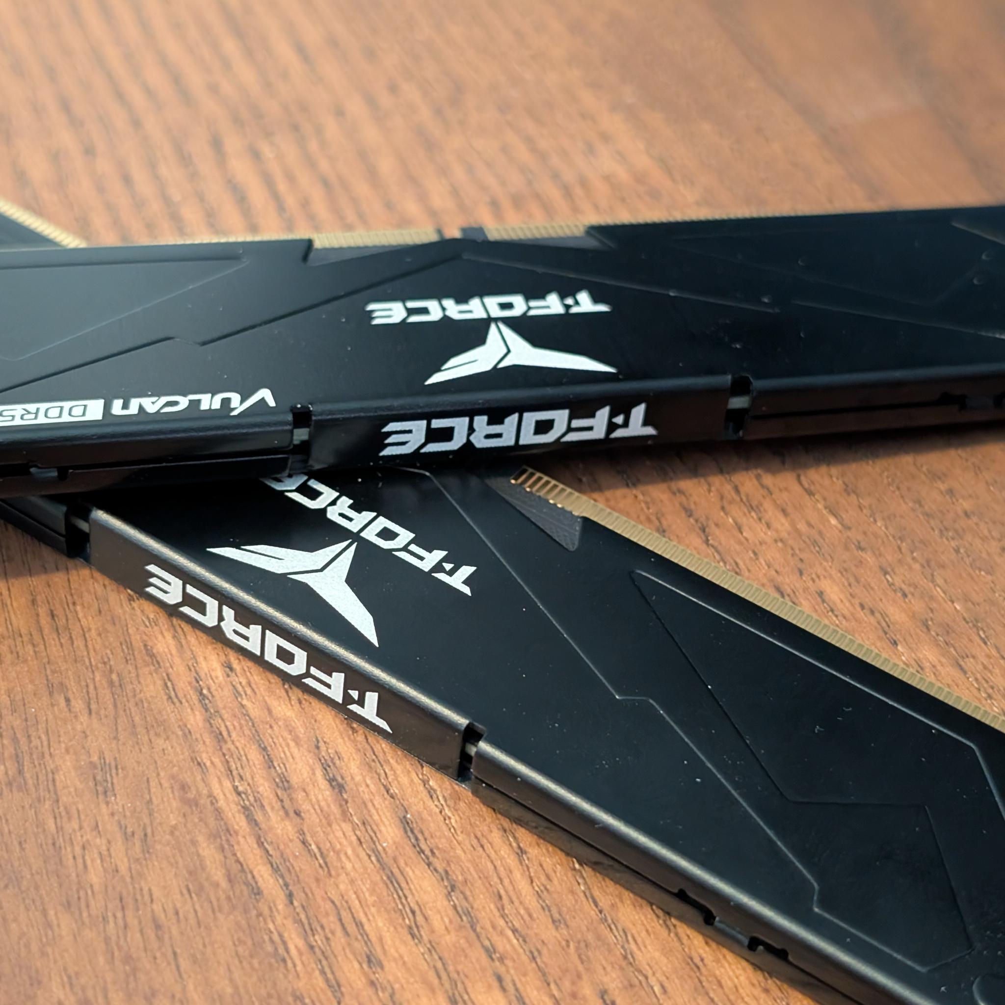 TForce Vulcan 64GB DDR5 RAM 6000Mhz 2x32GB desktop memory kit