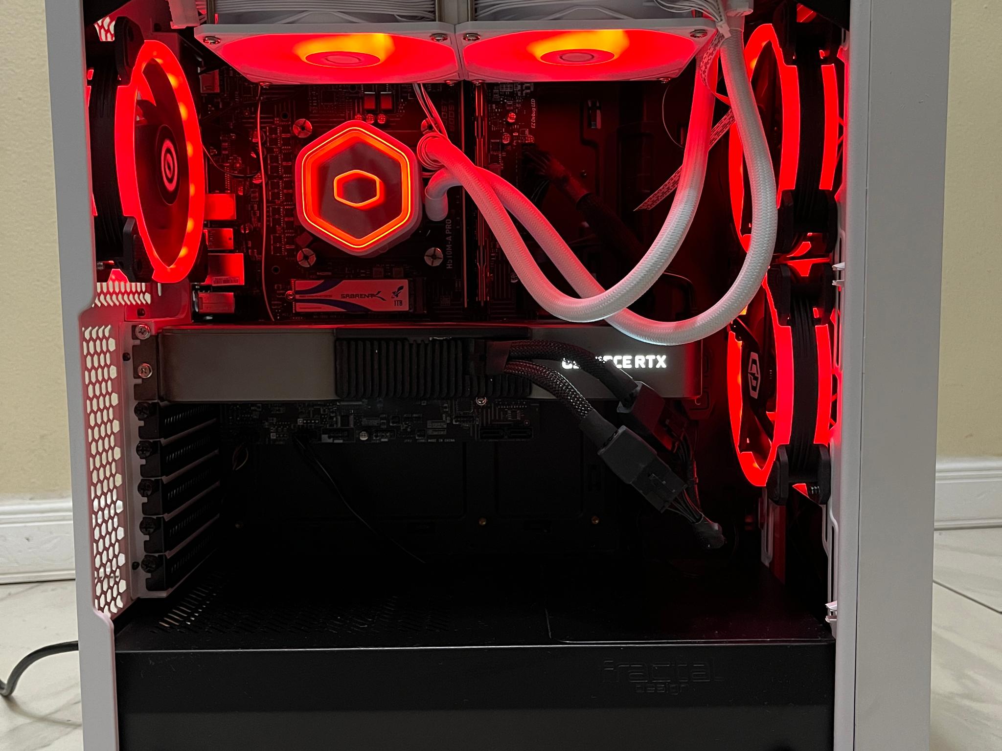 🟠🔥RTX 3080, Intel i7-11700F, 16GB RAM, 1TB SSD, High Performance RGB Gaming PC w/ Wi-Fi & Remote 🖥️🔵