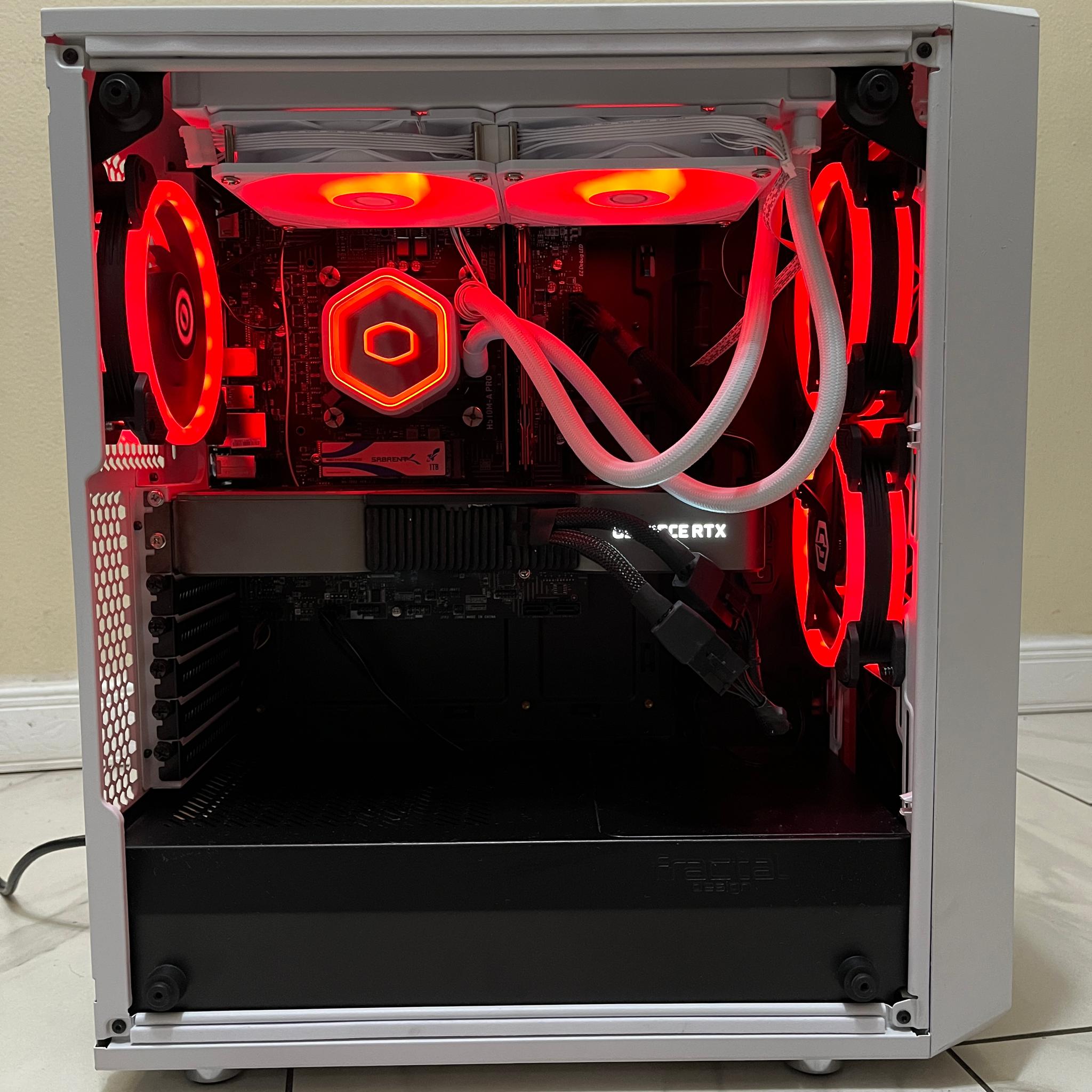 🟠🔥RTX 3080, Intel i7-11700F, 16GB RAM, 1TB SSD, High Performance RGB Gaming PC w/ Wi-Fi & Remote 🖥️🔵