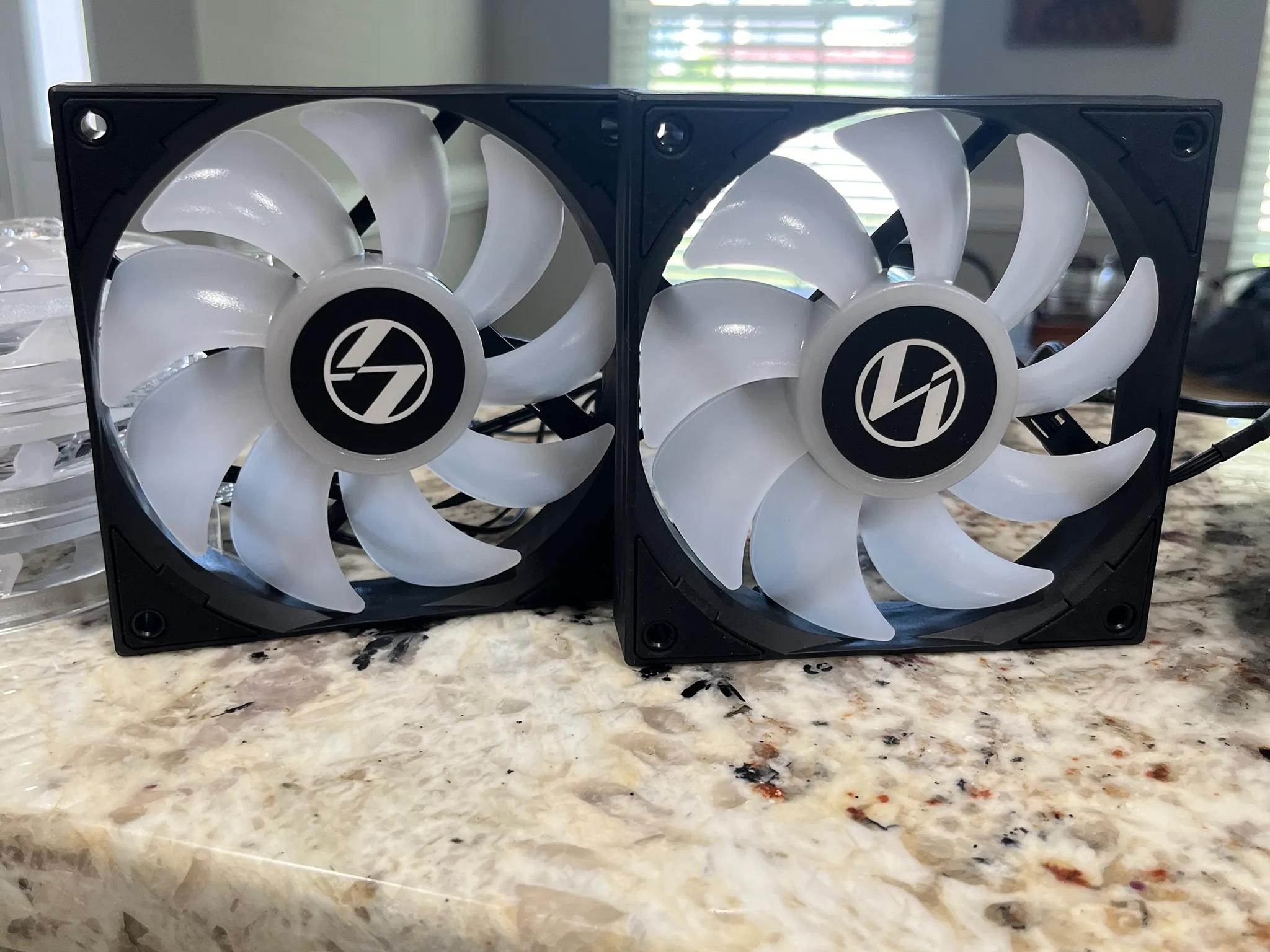 Lot Of 16 Mixed Case Fans "SEE PICS"