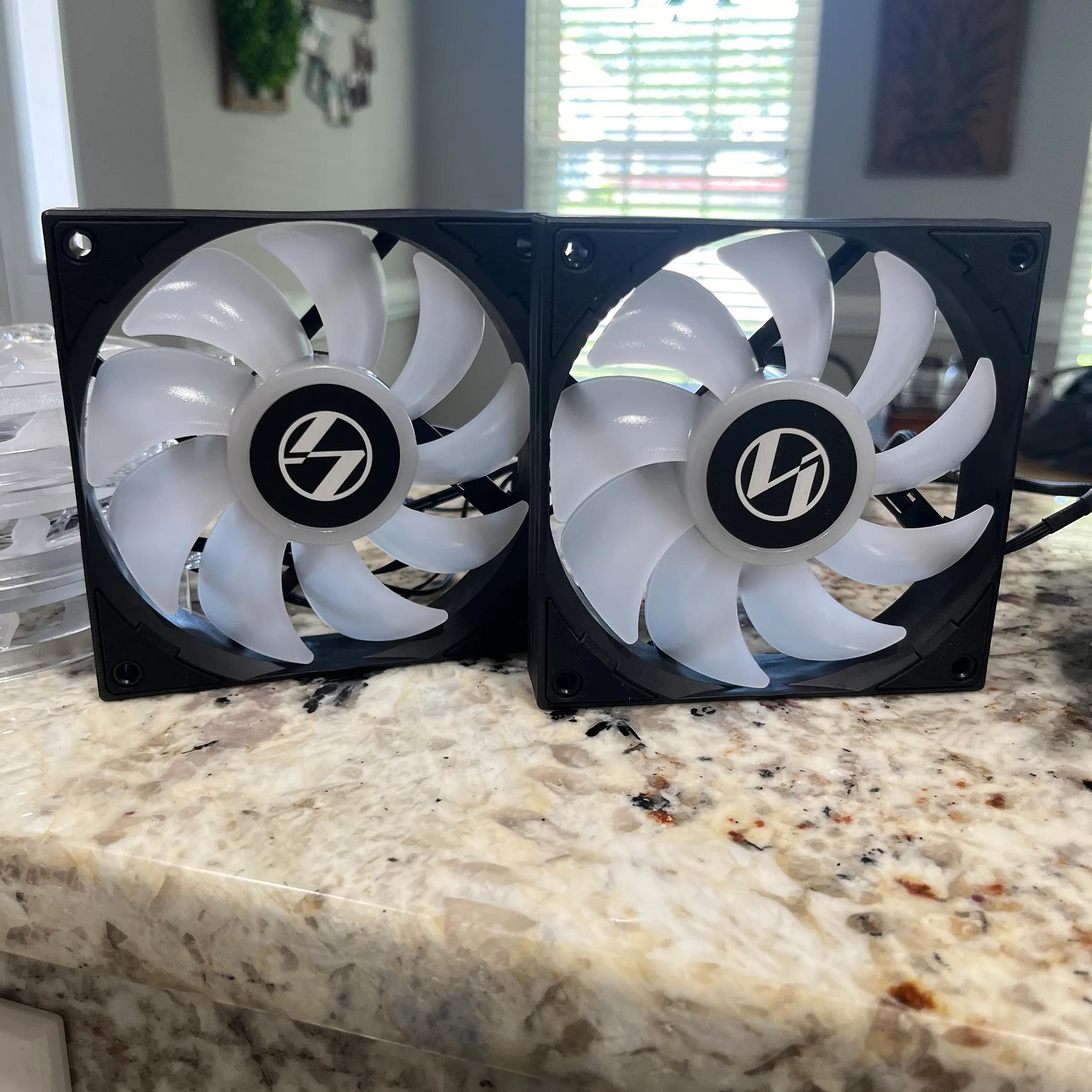 Lot Of 16 Mixed Case Fans "SEE PICS"