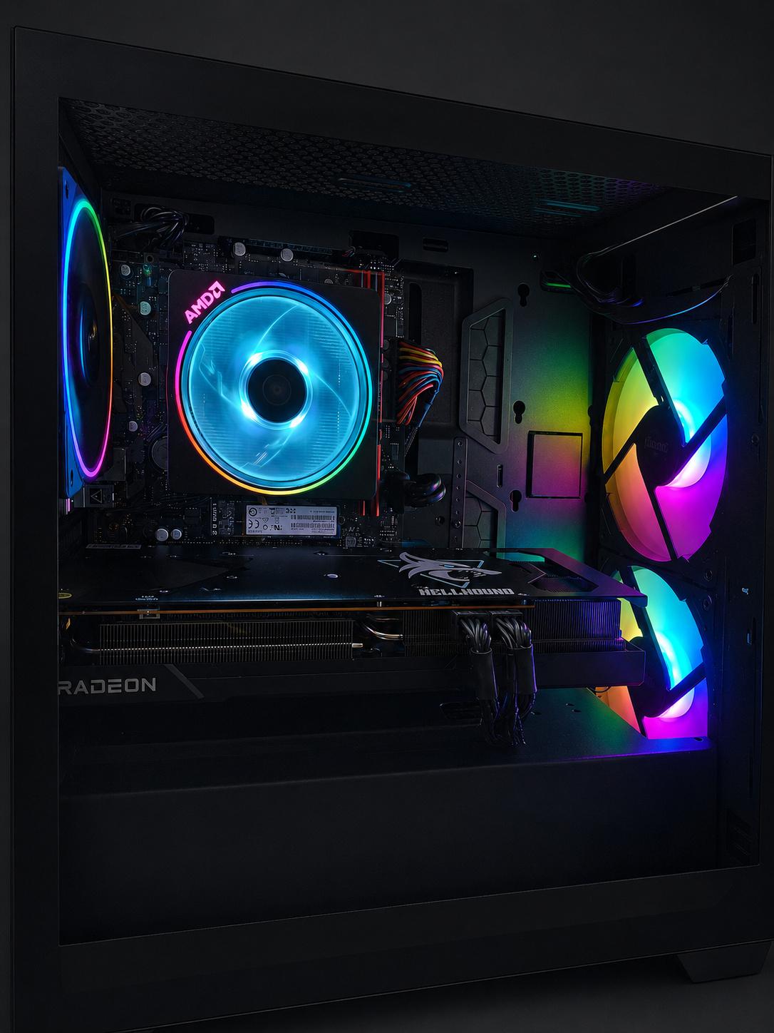 RX 6700 XT 12GB Gaming PC | Ryzen 7 3700X | 16GB DDR4 | 1TB SSD | Lian Li