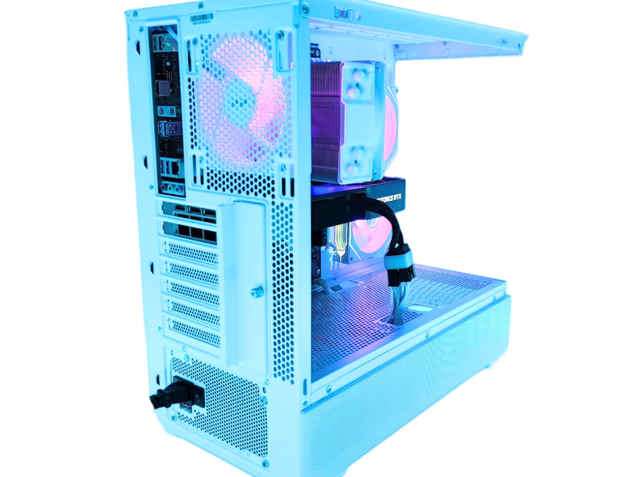 🛡Gladiator🗡: RTX 3080 | Ryzen 5600x | 32GB DDR4 RAM | 1TB SSD | 4 RGB Fans | White Gaming PC