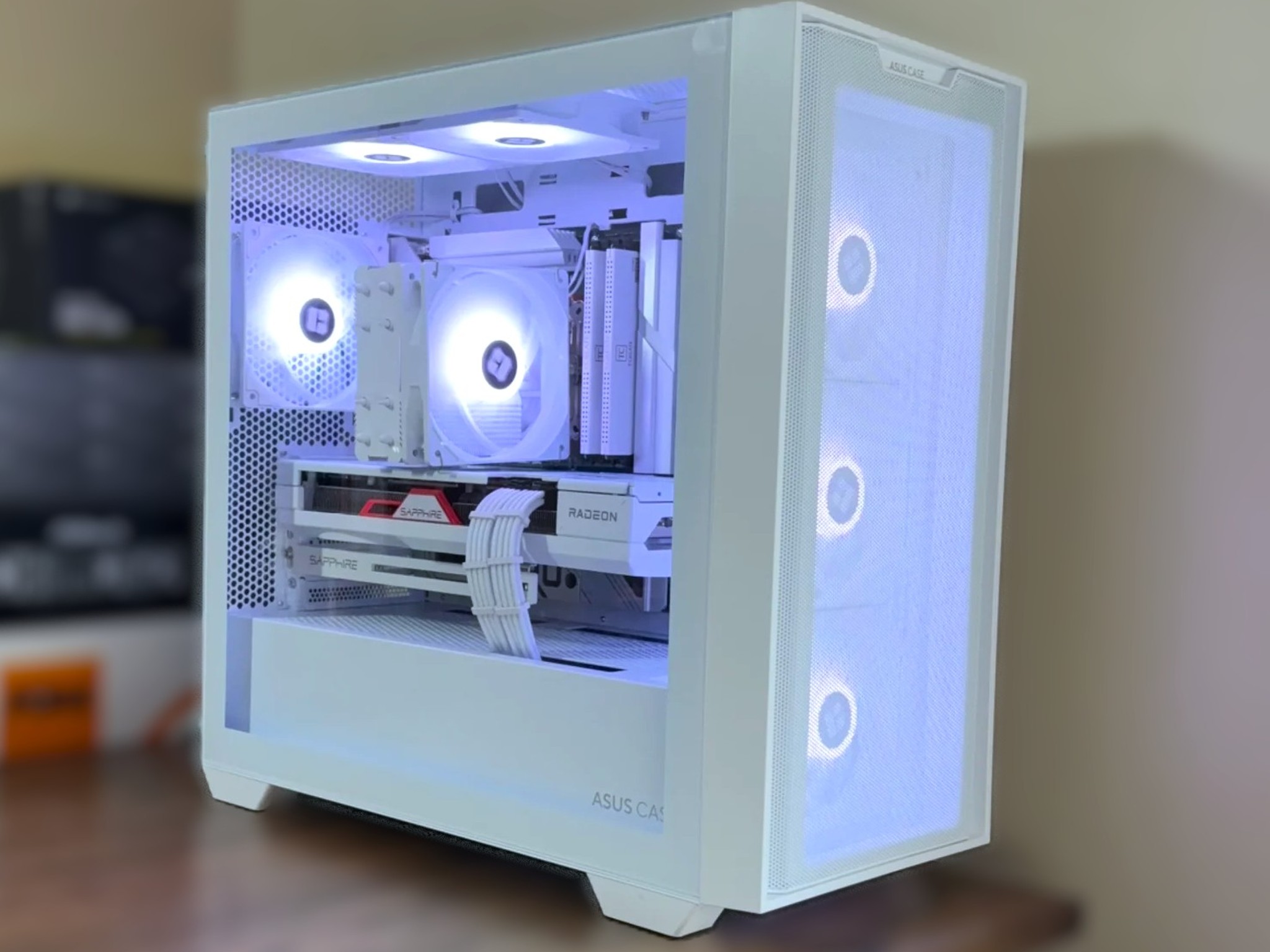 Project Zero | 7800xt | r5 7500f | back connect BTF | Asus A21 mATX | RGB | WiFi | AM5 | 1440p 4k HD