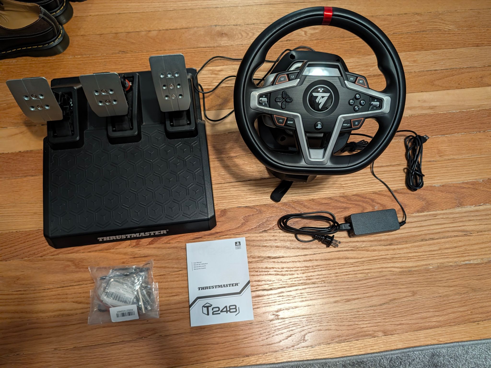 Thrustmaster T248P Force Feedback Racing Wheel (compatible w/ PS5, PS5 Pro, PS4 & PC)