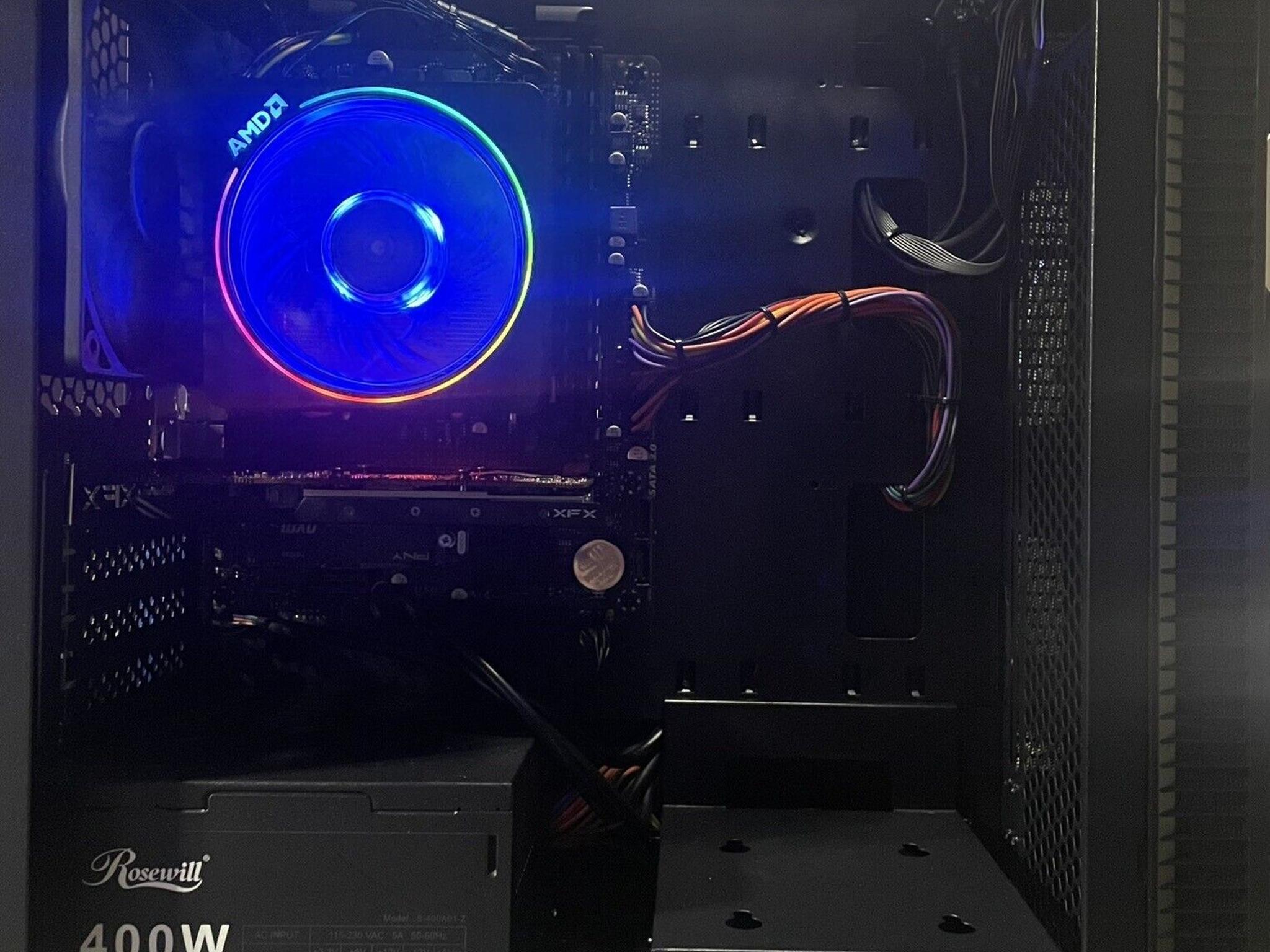 1080p Fortnite Minecraft Overwatch Gaming PC AMD Ryzen 5 5600 Radeon 6400