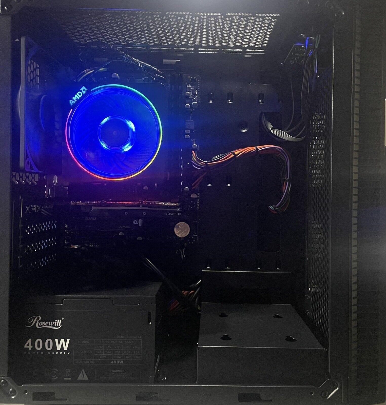 1080p Fortnite Minecraft Overwatch Gaming PC AMD Ryzen 5 5600 Radeon 6400