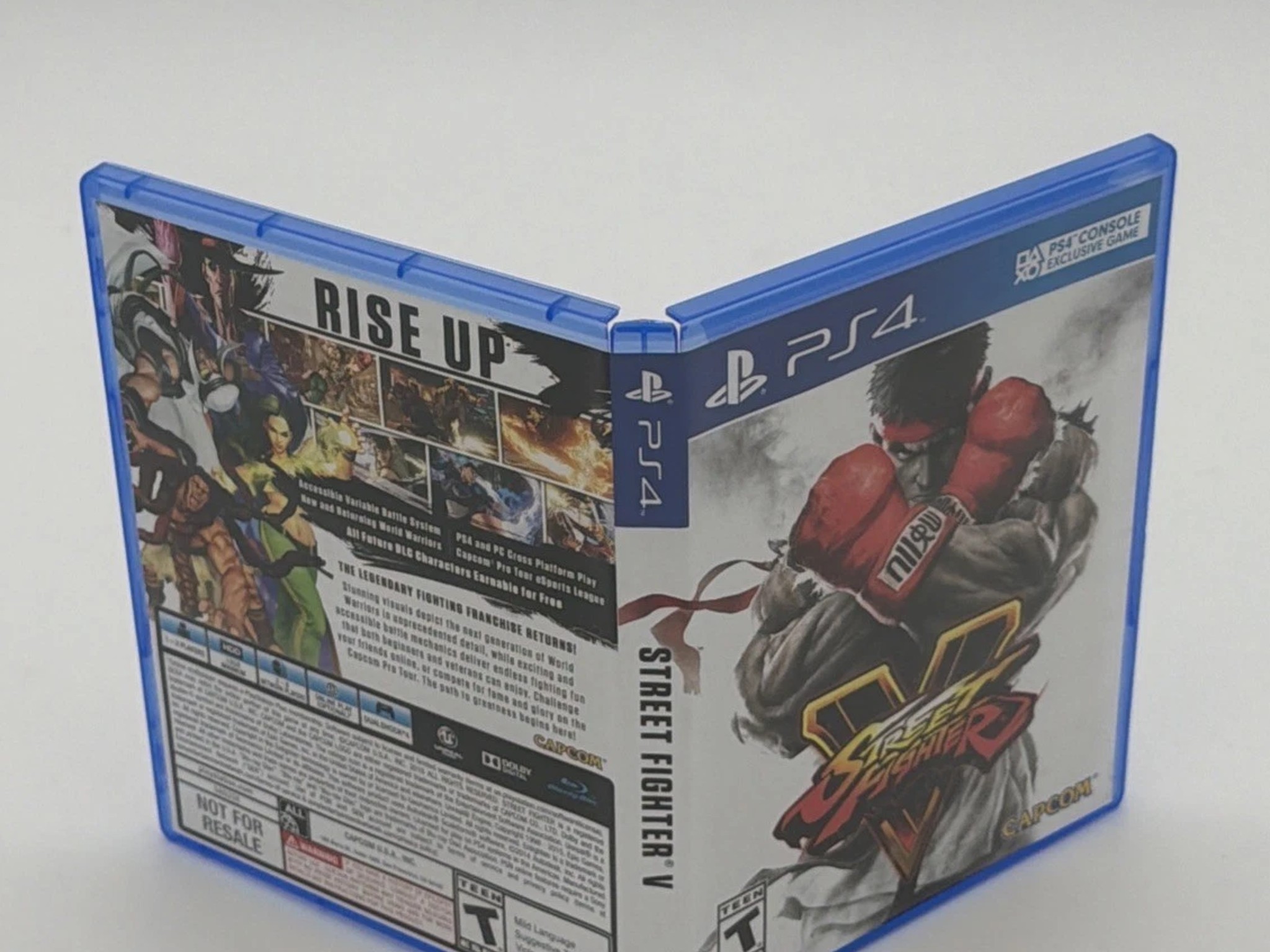 Street Fighter V, 5 (Sony PlayStation 4, 2016) (PS4) Tested Working Complete