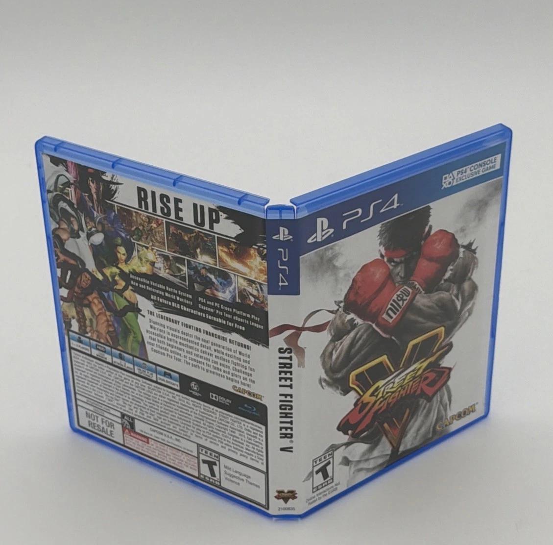 Street Fighter V, 5 (Sony PlayStation 4, 2016) (PS4) Tested Working Complete