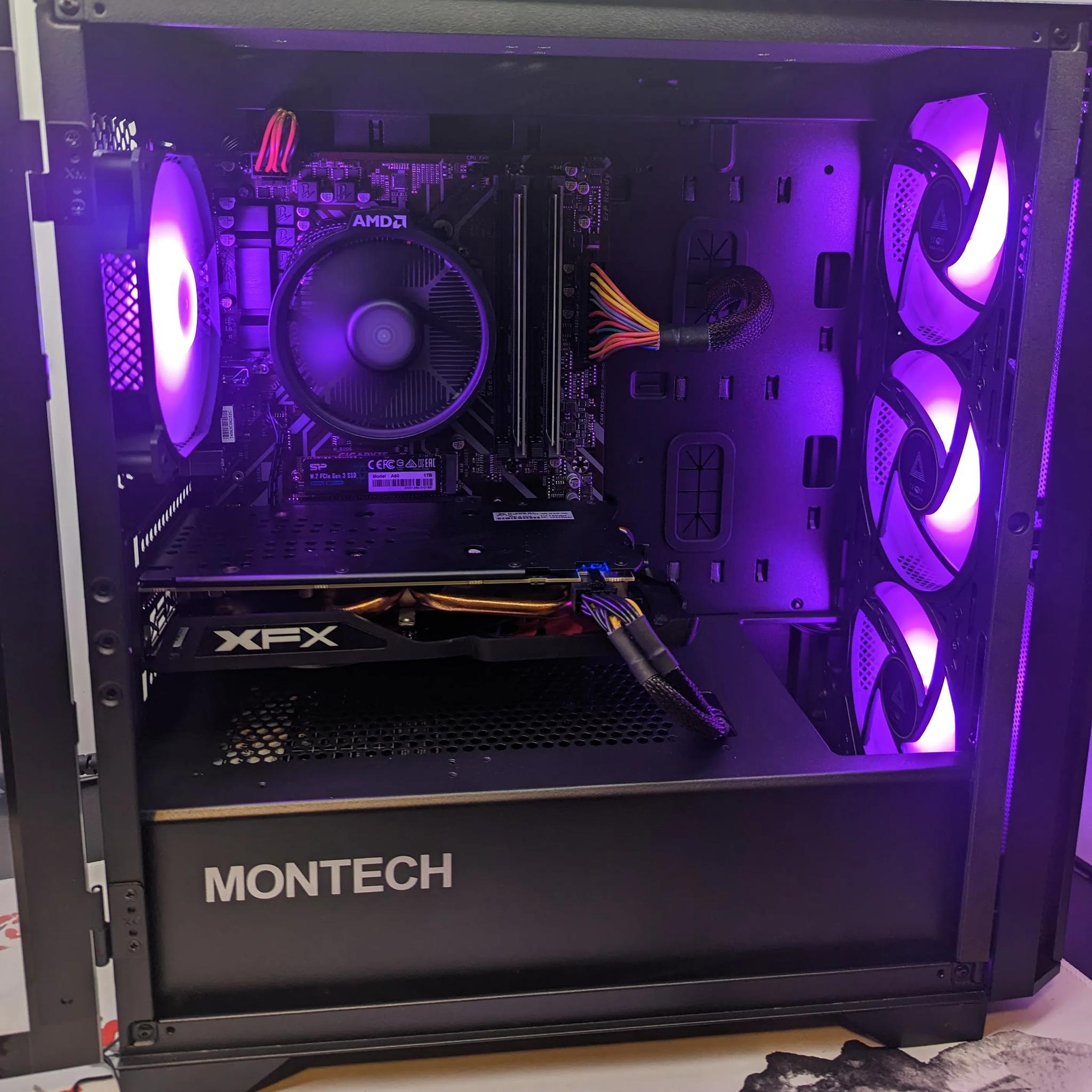 Gaming Rig/Streaming Rig Ryzen 5 3600/ 16GB DDR4 / 1TB SSD / RX570 8GB