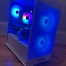 RX 580 8GB RYZEN 5 1600X FORTNITE READY WHITE CUSTOM 16GB RAM 1000GB SSD ARGB LIGHTING WINDOWS 10