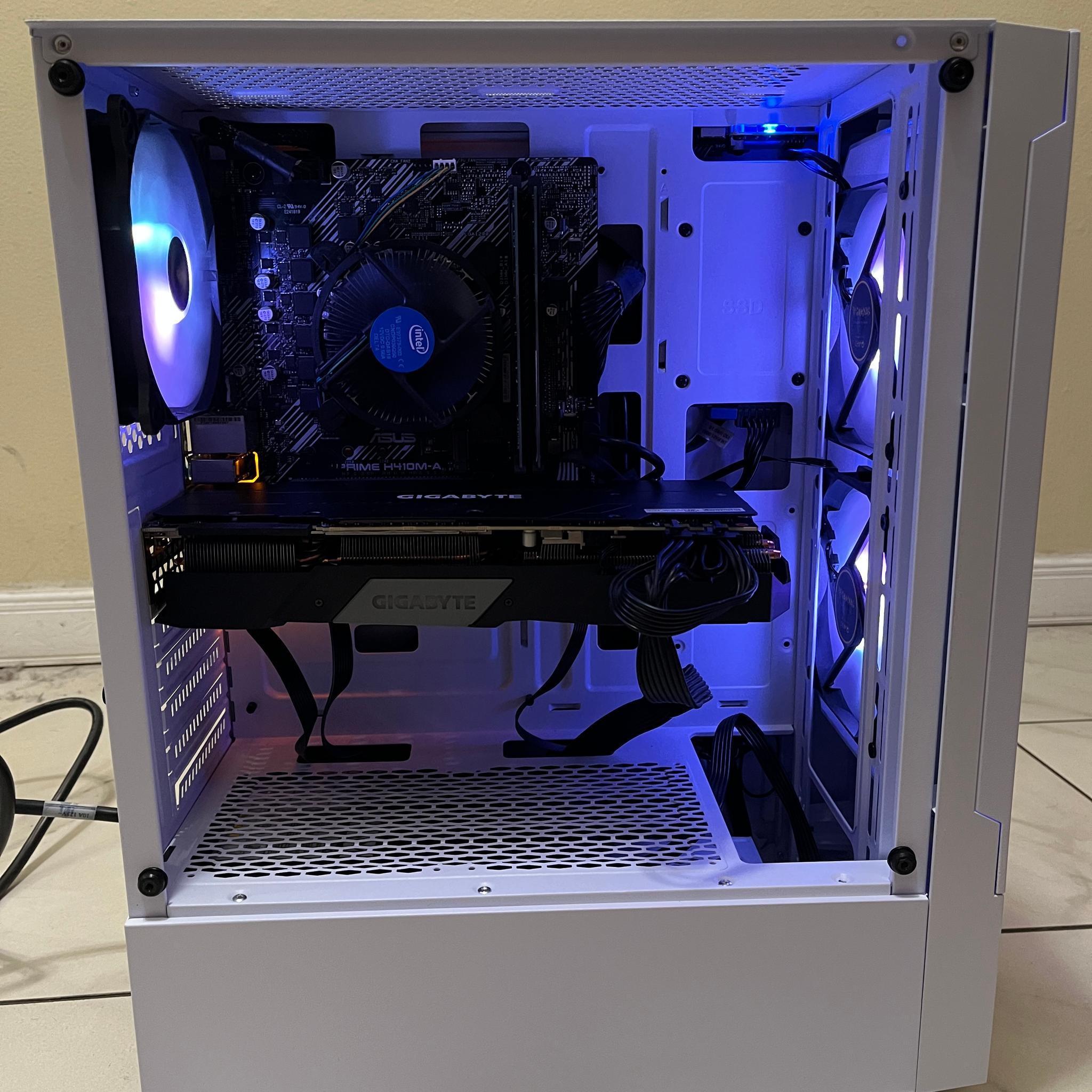 🟠🔥NVIDIA RTX 2070 Super, Intel i5-10400, 16GB RAM, 500 GB SSD, High Performance RGB Gaming PC 🖥️