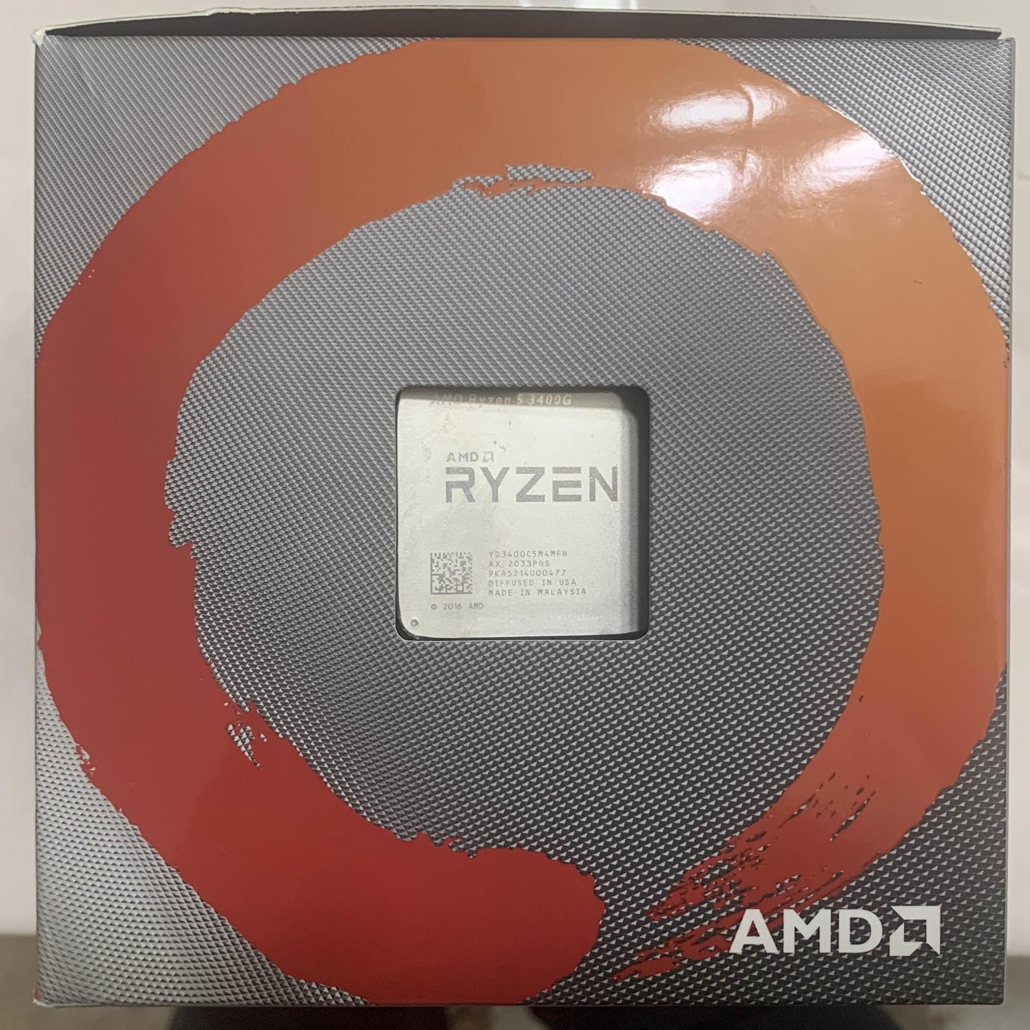 AMD Ryzen 5 3400G with cooler