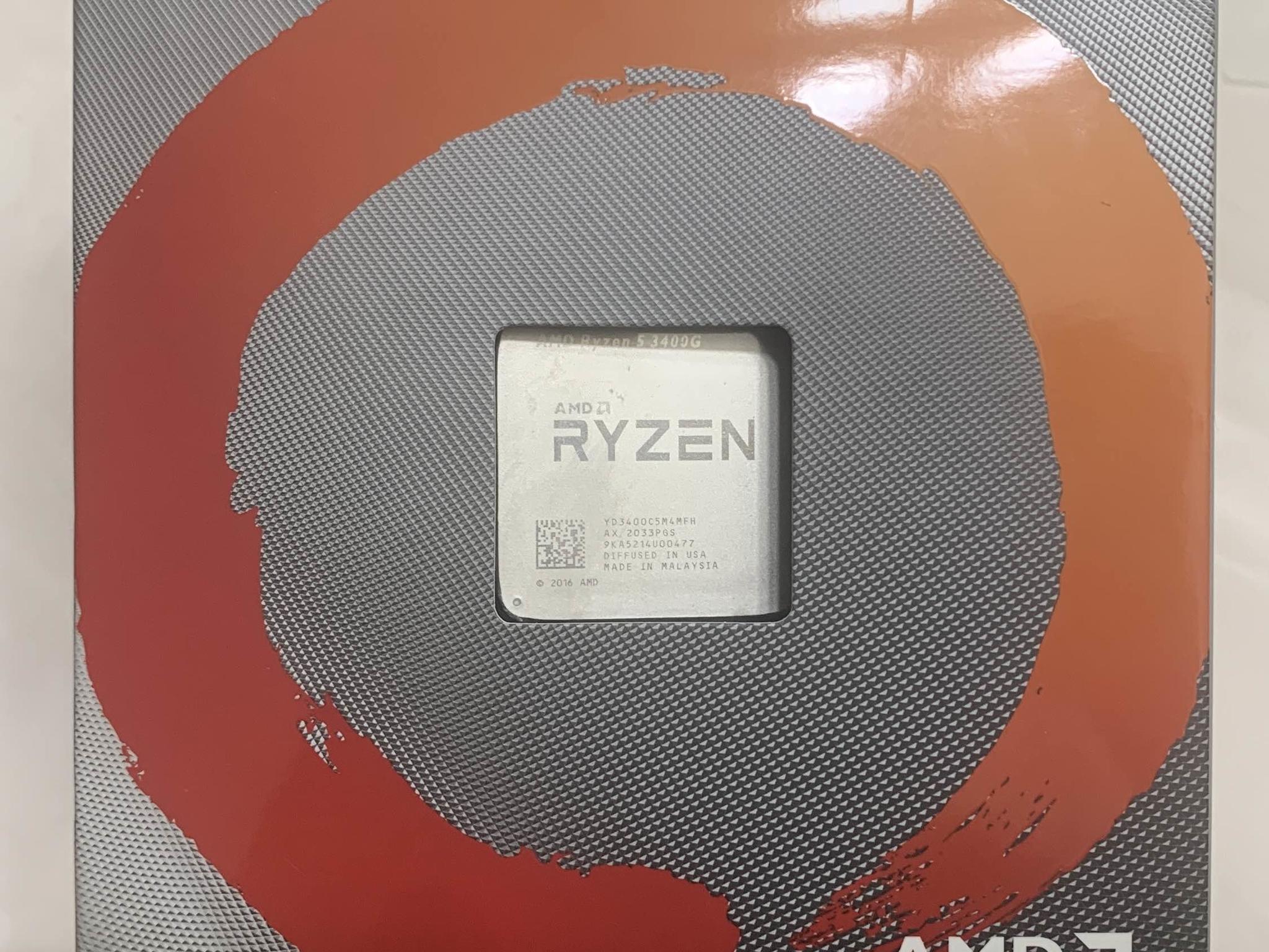 AMD Ryzen 5 3400G with cooler