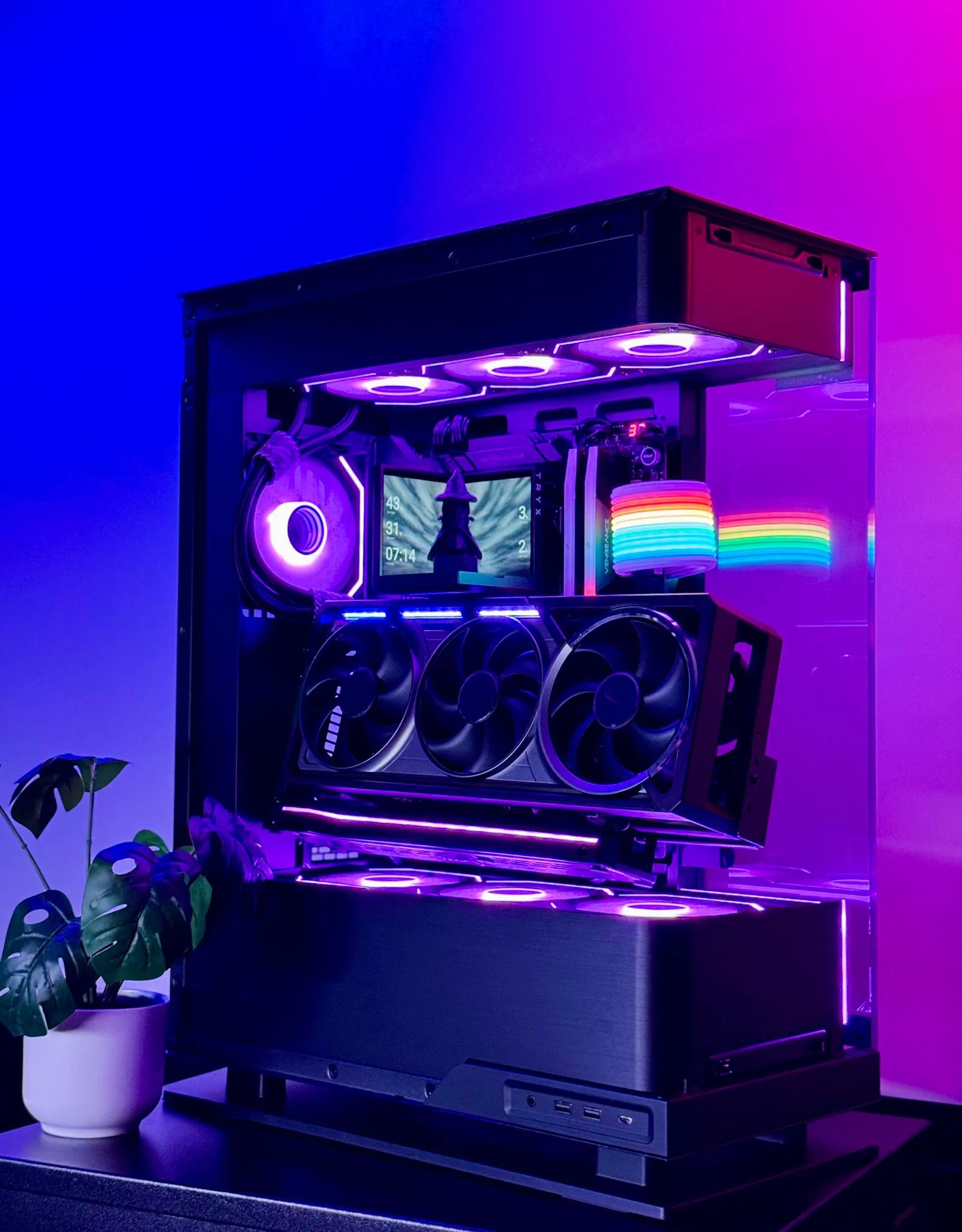 Custom Gaming PC RTX 5080 Ryzen 7 9850X3D 96GB DDR5 2TB SSD Windows 11 Pro  Copy title