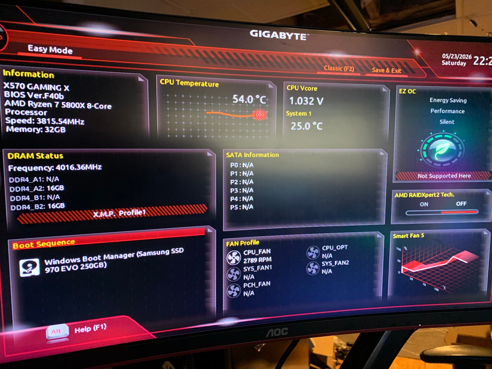AMD Ryzen 7 5800x 8-core 16-thread CPU + Gigabyte Gaming X X570 ATX Motherboard Combo