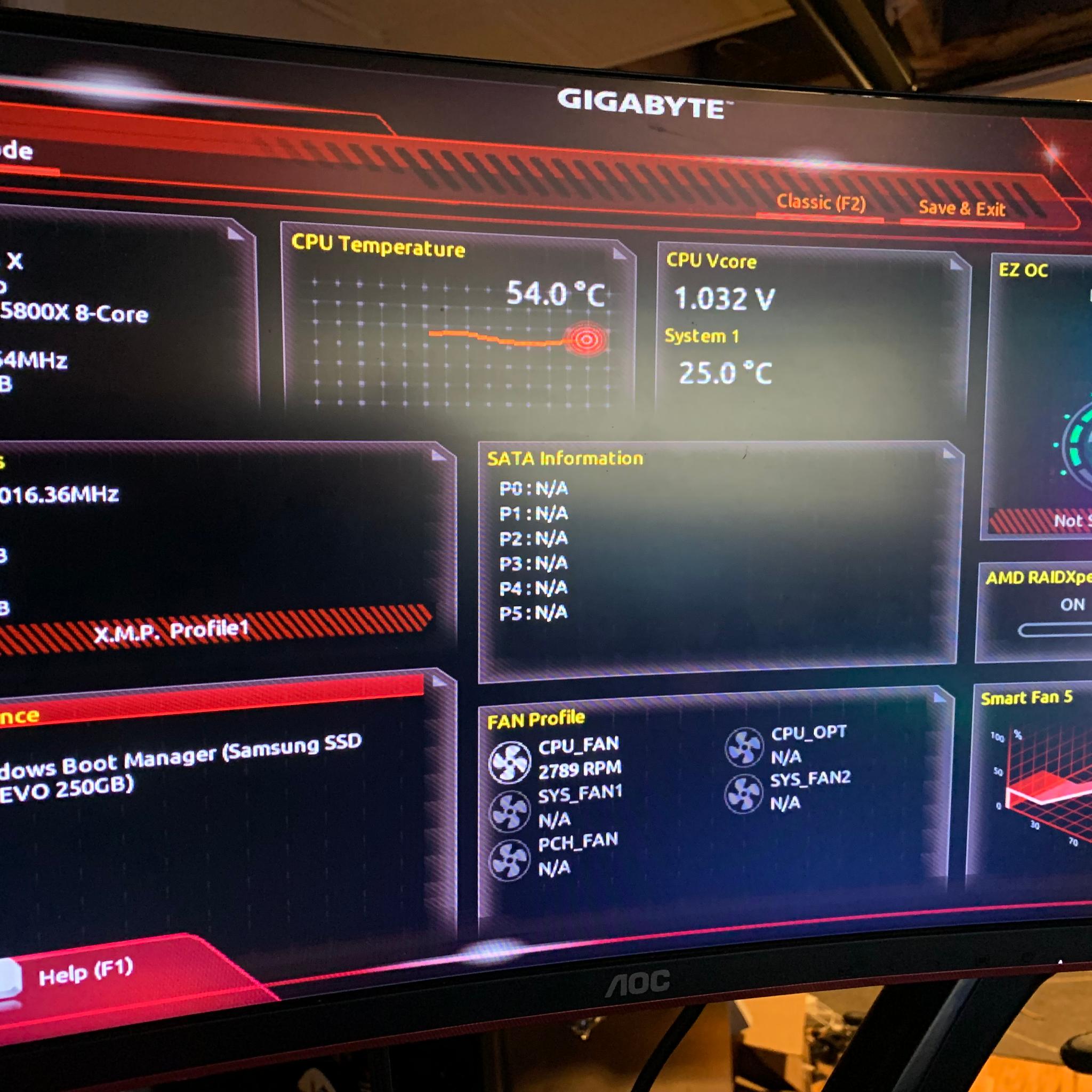 AMD Ryzen 7 5800x 8-core 16-thread CPU + Gigabyte Gaming X X570 ATX Motherboard Combo