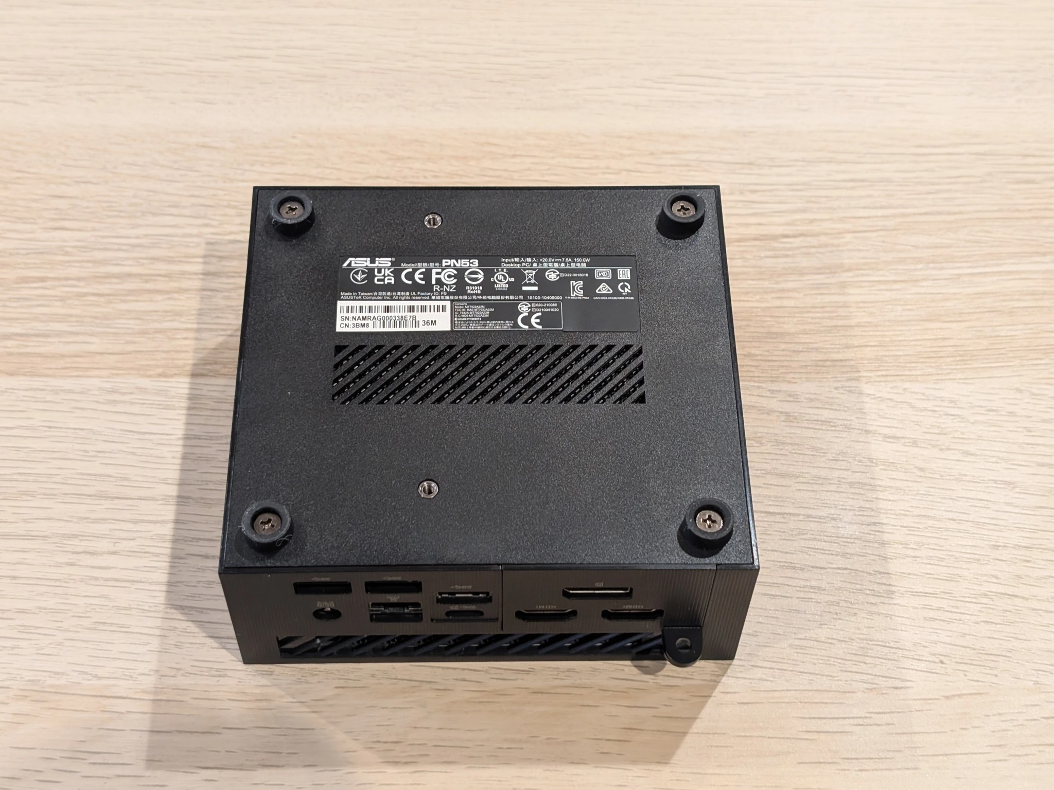Asus PN53 Mini PC, 8-core/16-thread w/ Radeon Graphics, 32GB RAM