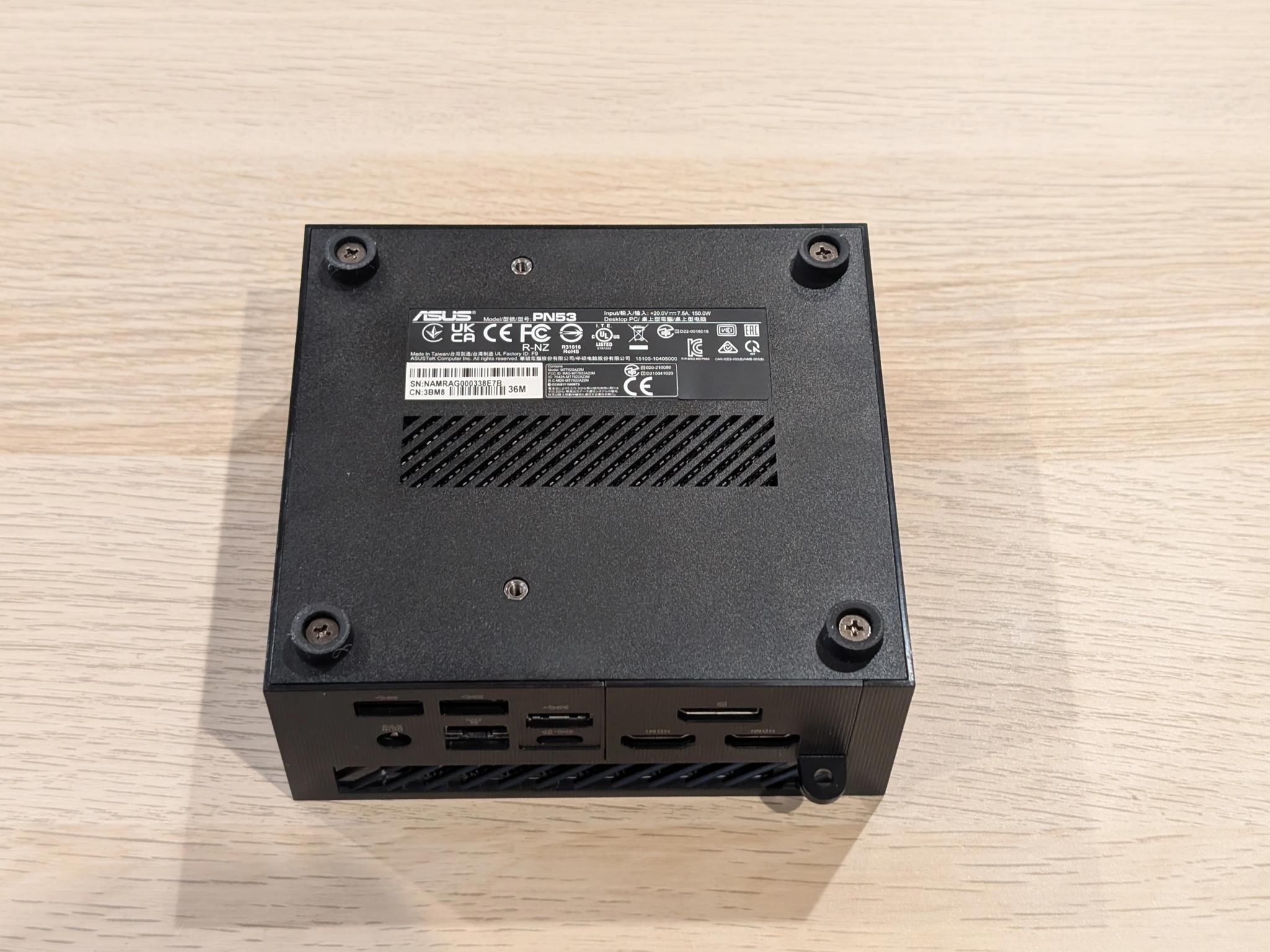 Asus PN53 Mini PC, 8-core/16-thread w/ Radeon Graphics, 32GB RAM