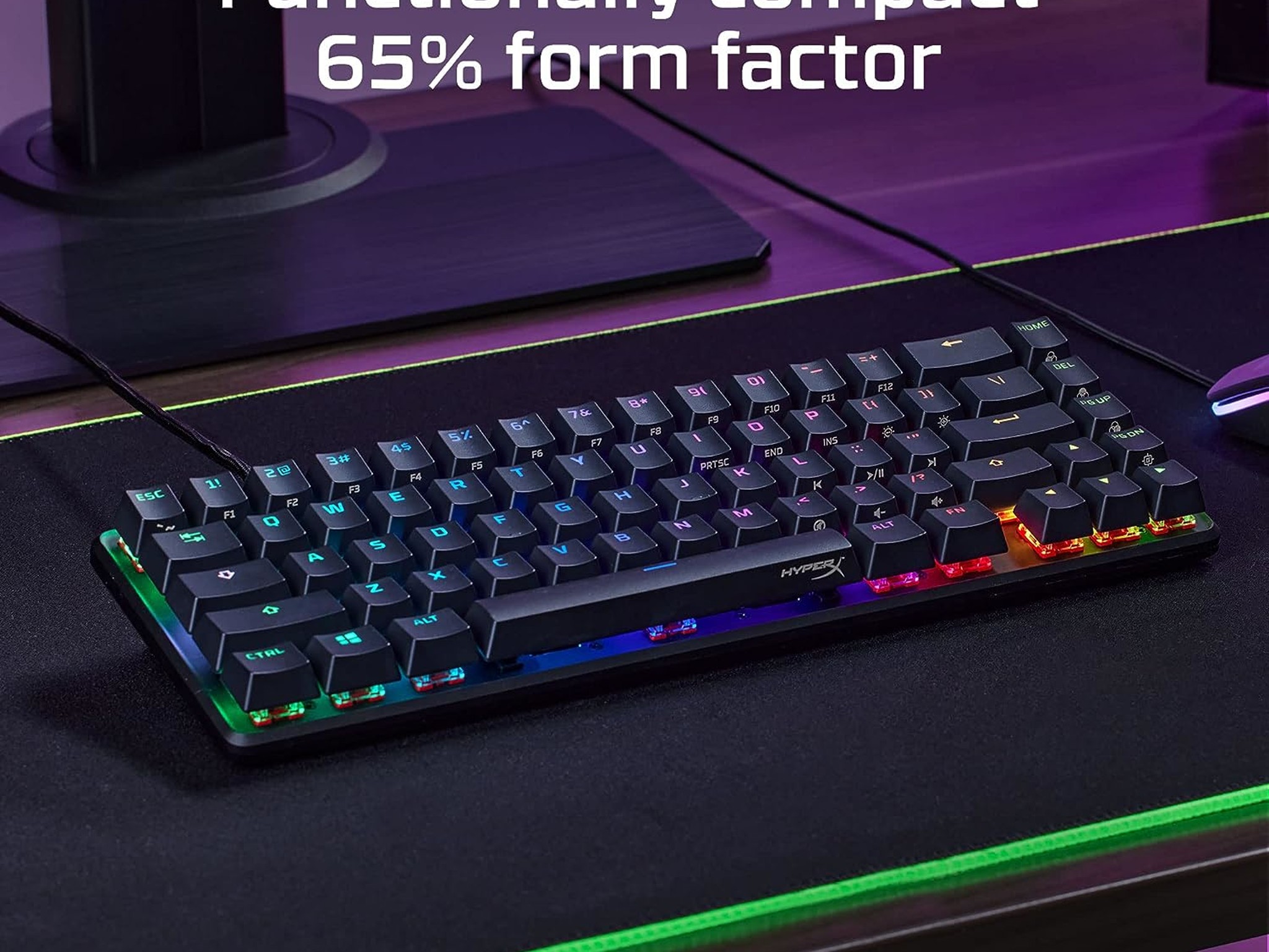 HyperX Alloy Origins 65 Mechanical Keyboard - Red Linear - NEW