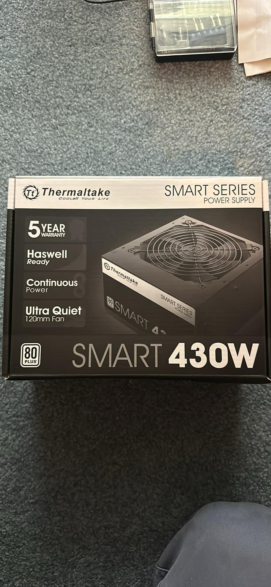 Thermaltake 430W smart 80+ ATX Power Supply
