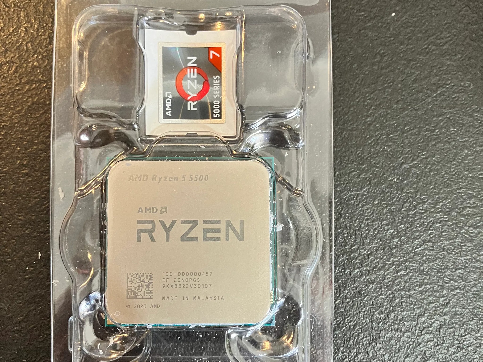 AMD Ryzen 5 5500 6 Core 12 Thread W/Out CPU Cooler