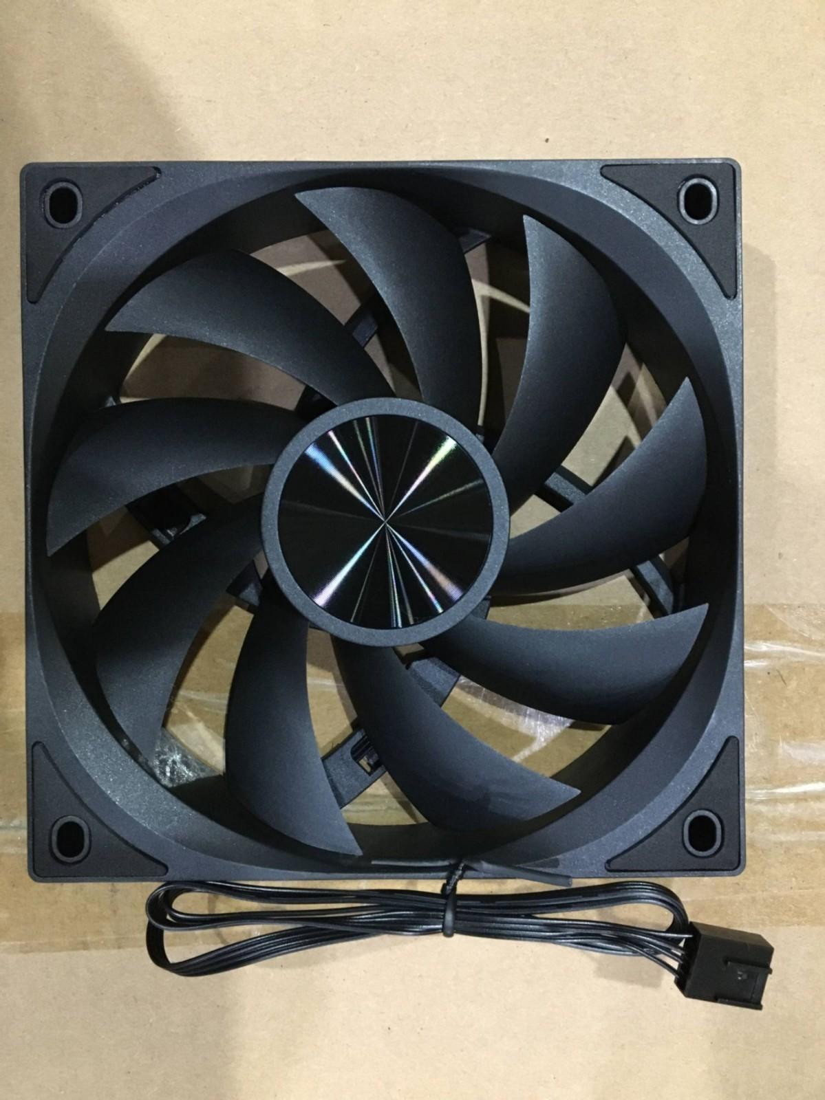 Lot of 40 Bitspower 120mm 4-Pin PC Case Fans Black BPAS-1225A-BK Bulk Box - New