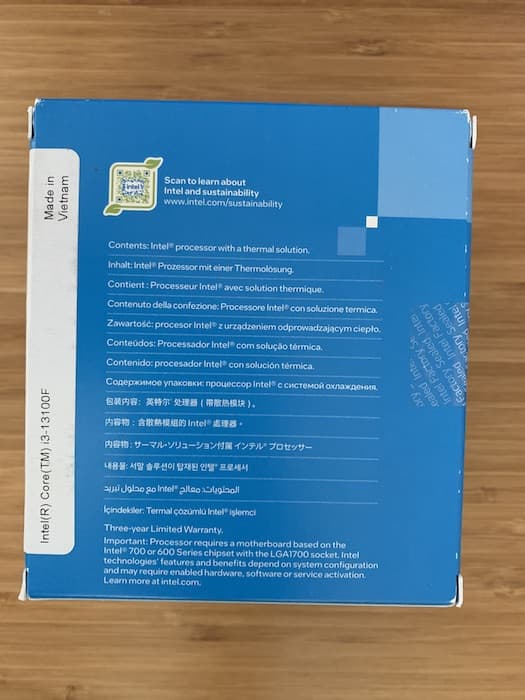 Intel Core i3 13100F