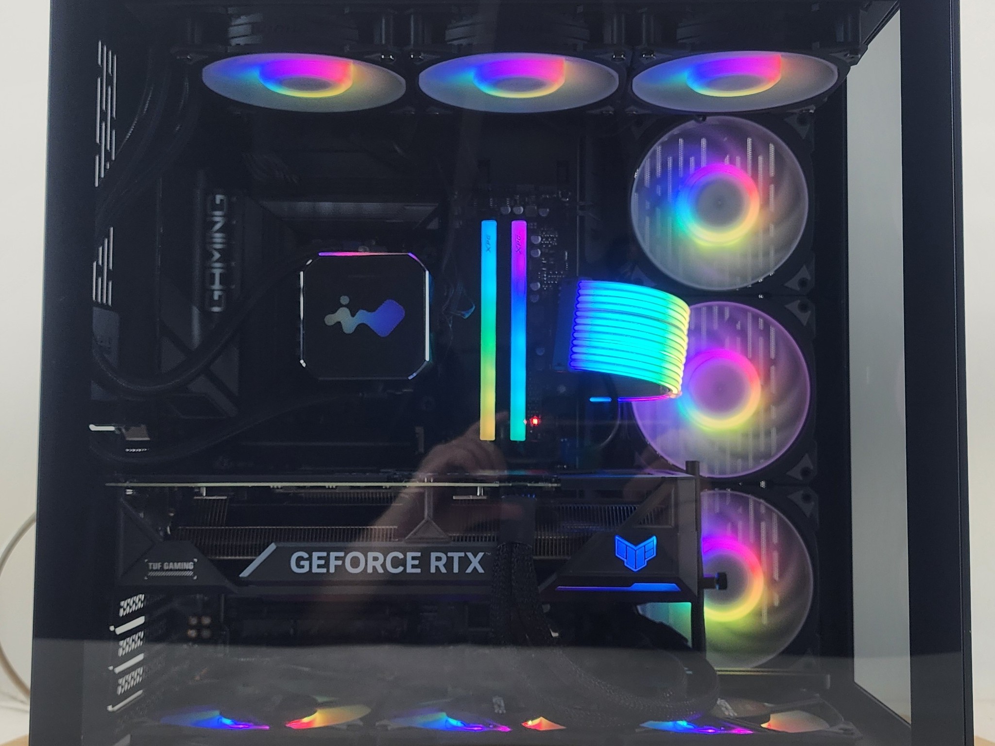 Gaming PC Ryzen 7 7800X3D 32GB RAM 1TB SSD RTX 4070 Ti 12GB Windows 11 Computer