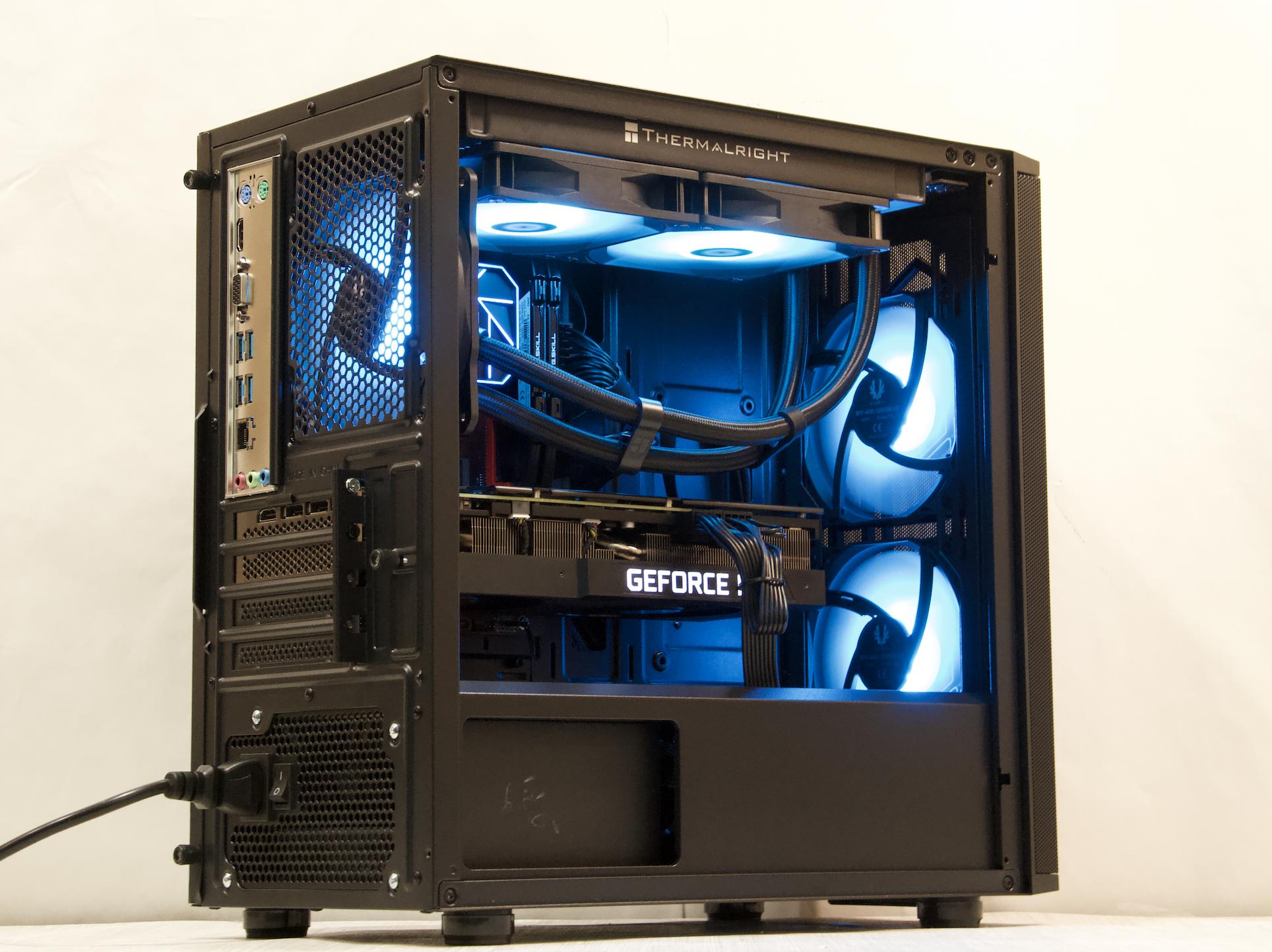 RTX 3080, Ryzen 7 5700X, 32GB DDR4, 1TB NVMe SSD, WiFi - 1440p Gaming PC