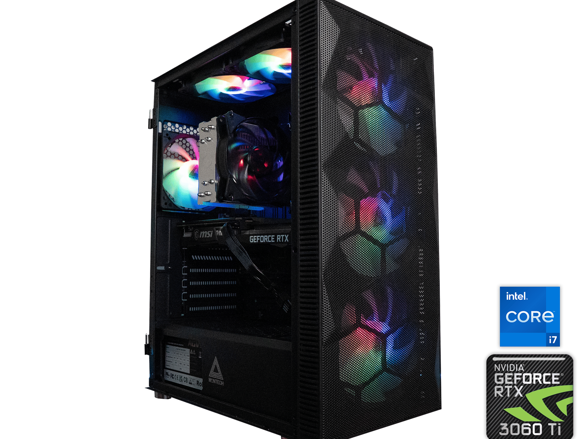 🍬🚀 | MSI RTX 3060 TI 8GB | INTEL i7 12700 | 16GB DDR4 RAM | 1.24TB | Candy Rocket