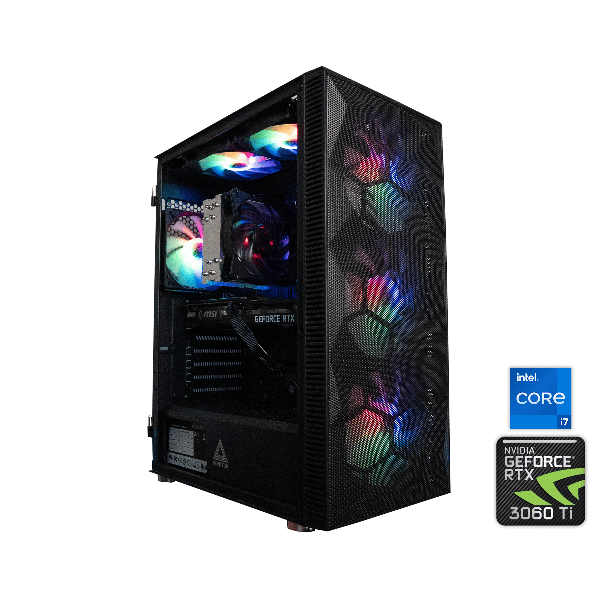 🍬🚀 | MSI RTX 3060 TI 8GB | INTEL i7 12700 | 16GB DDR4 RAM | 1.24TB | Candy Rocket