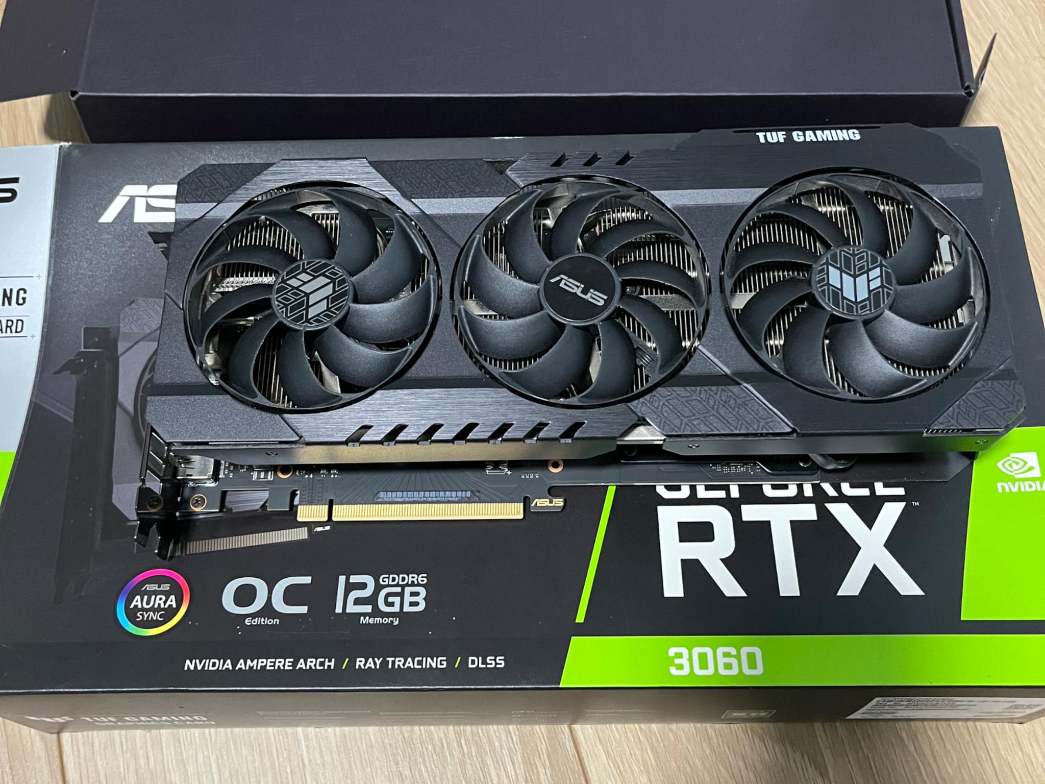 ASUS TUF NVIDIA RTX 3060  OC 12 GB