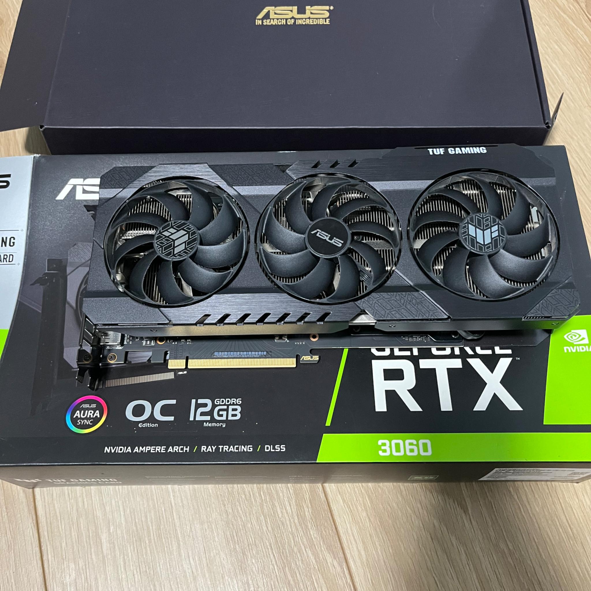 ASUS TUF NVIDIA RTX 3060  OC 12 GB