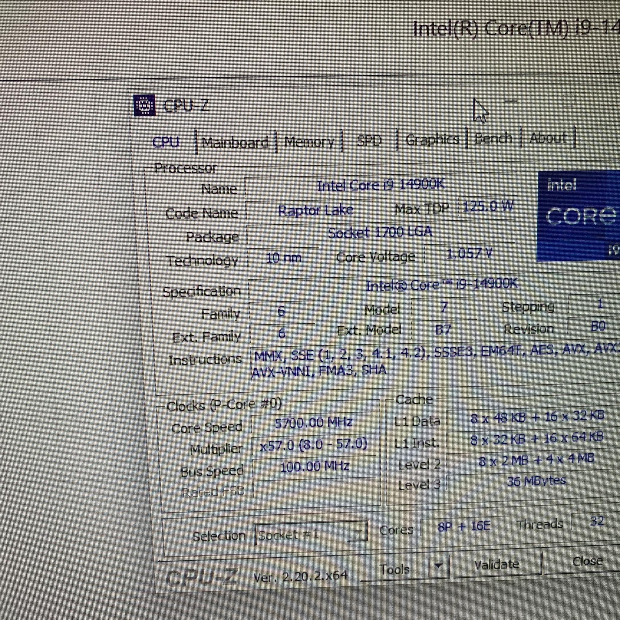 Intel i9 14900K 24-Core CPU + ASUS Z790-Plus TUF Gaming WiFi D5 Intel LGA 1700 ATX Motherboard Combo