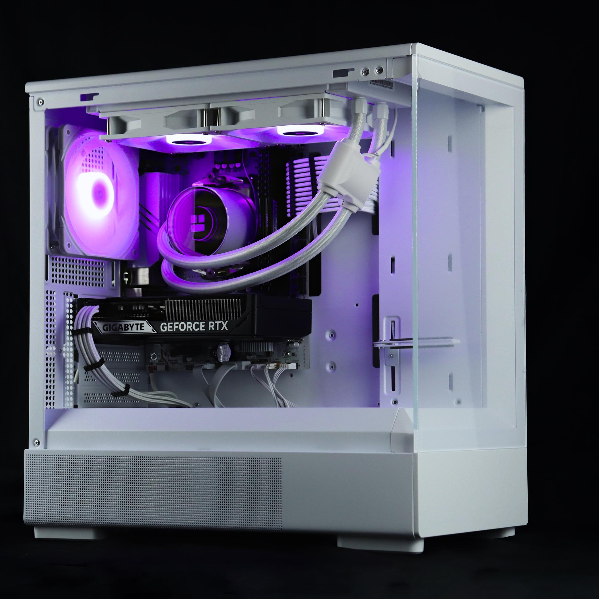🧊❄️🧊 White Gaming PC – RTX 5060 TI, Ryzen 7 5700X, 32GB RAM, 1TB SSD - WiFi 🧊❄️🧊