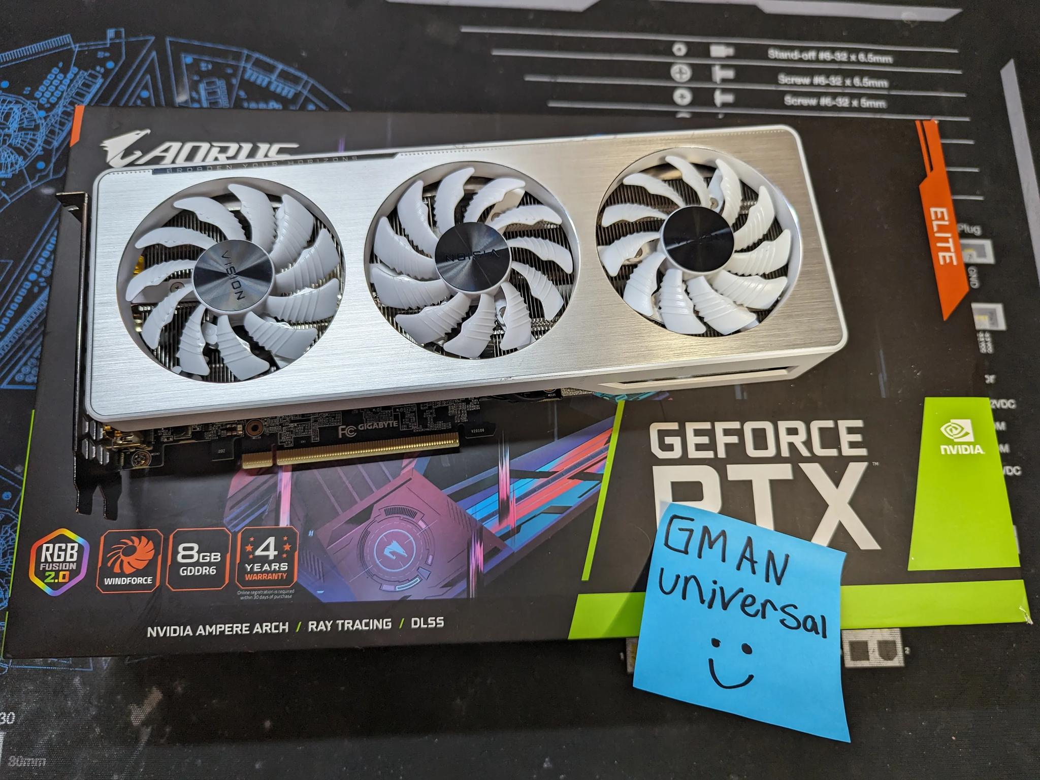 Gigabyte GeForce RTX 3060 Vision OC