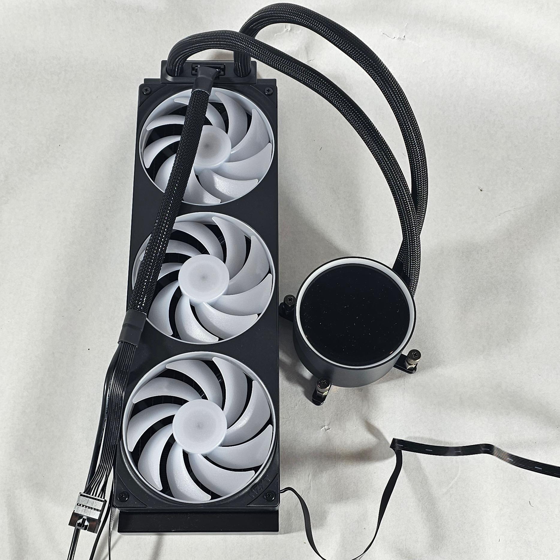 360mm RGB NZXT AIO CPU Liquid Cooler LGA1700 w\ LCD Screen