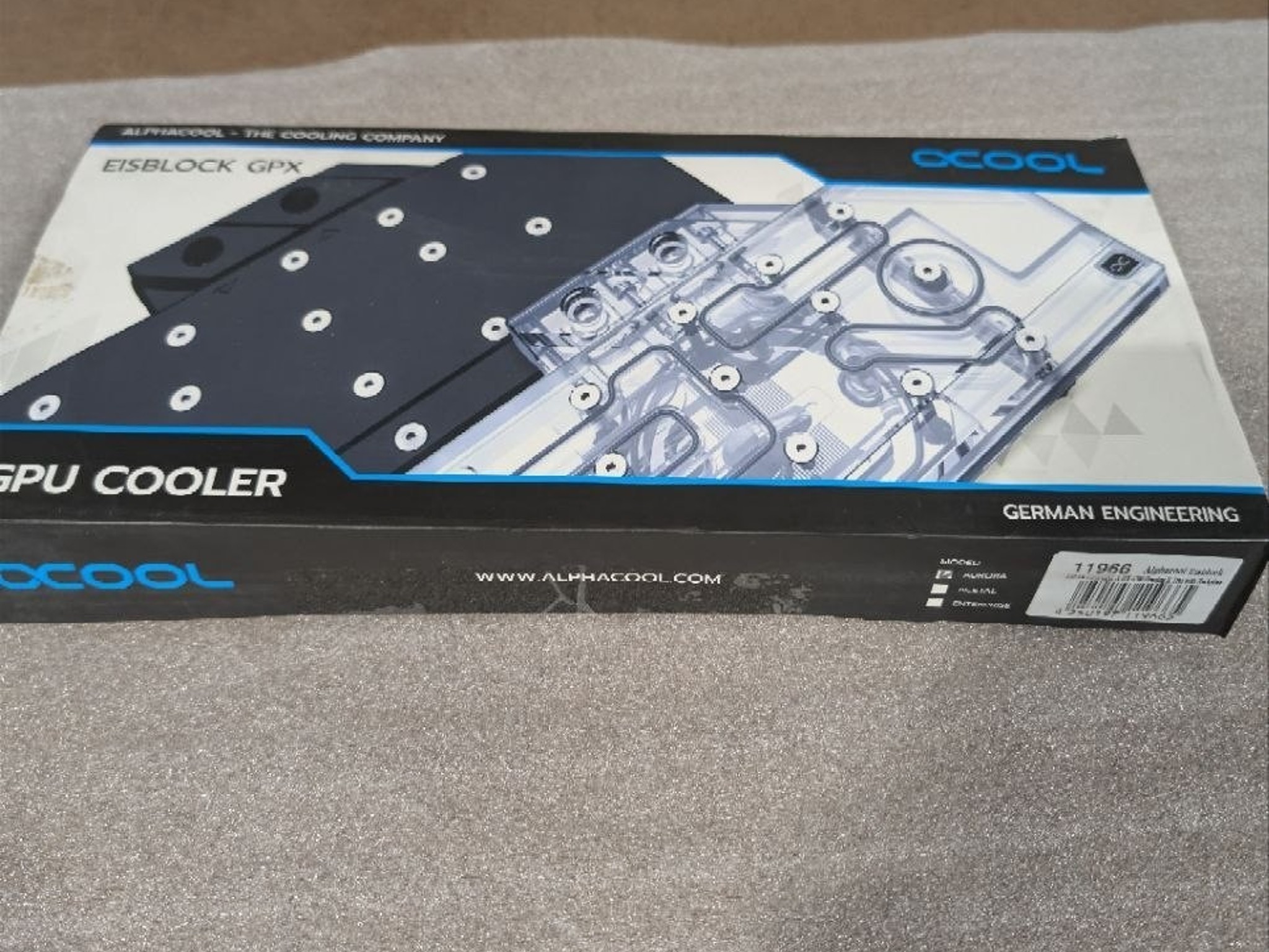 Alphacool Eisblock Aurora Acryl GPX-A Radeon RX 6700XT Gaming X with Backplate (