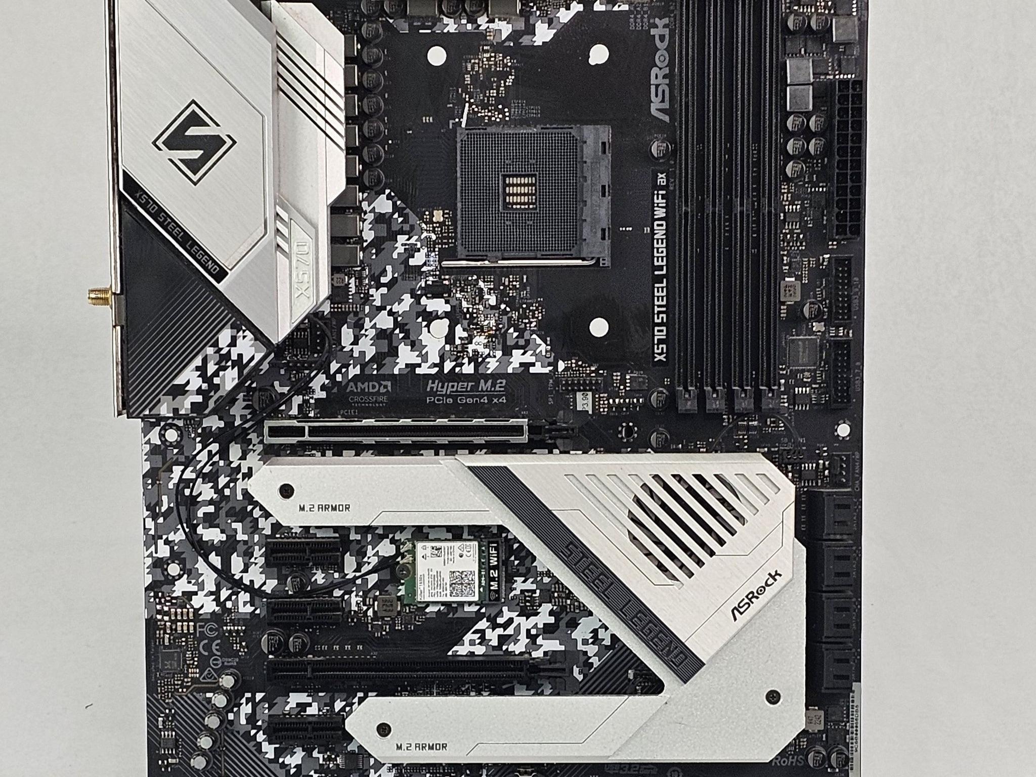 ASRock X570 Steel Legend WiFi ax AMD AM4 DDR4 ATX Motherboard